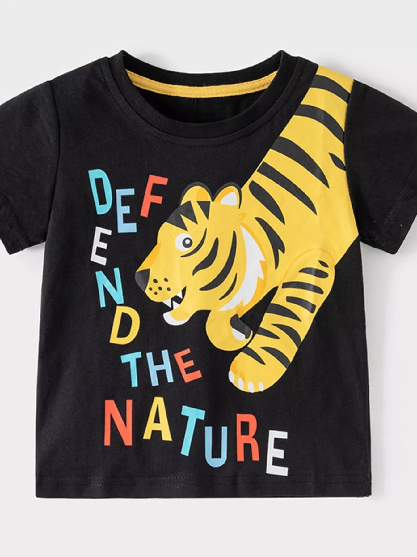 Children's Tiger Graphic Tee & Shorts Set