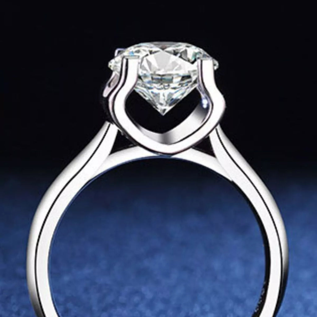 5 Carat Moissanite 925 Sterling Silver Ring