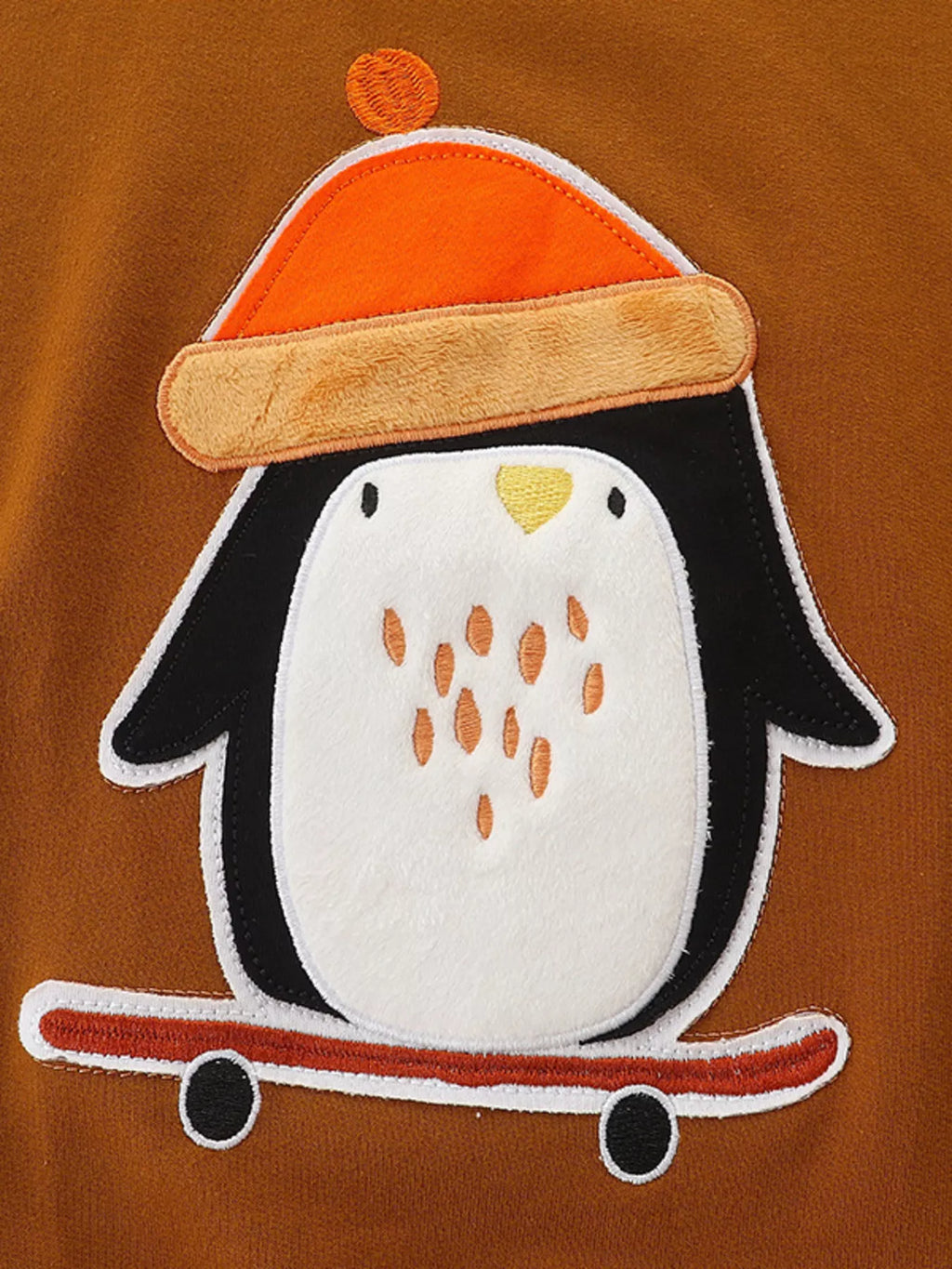 Children's Penguin Round Neck Sweatshirt