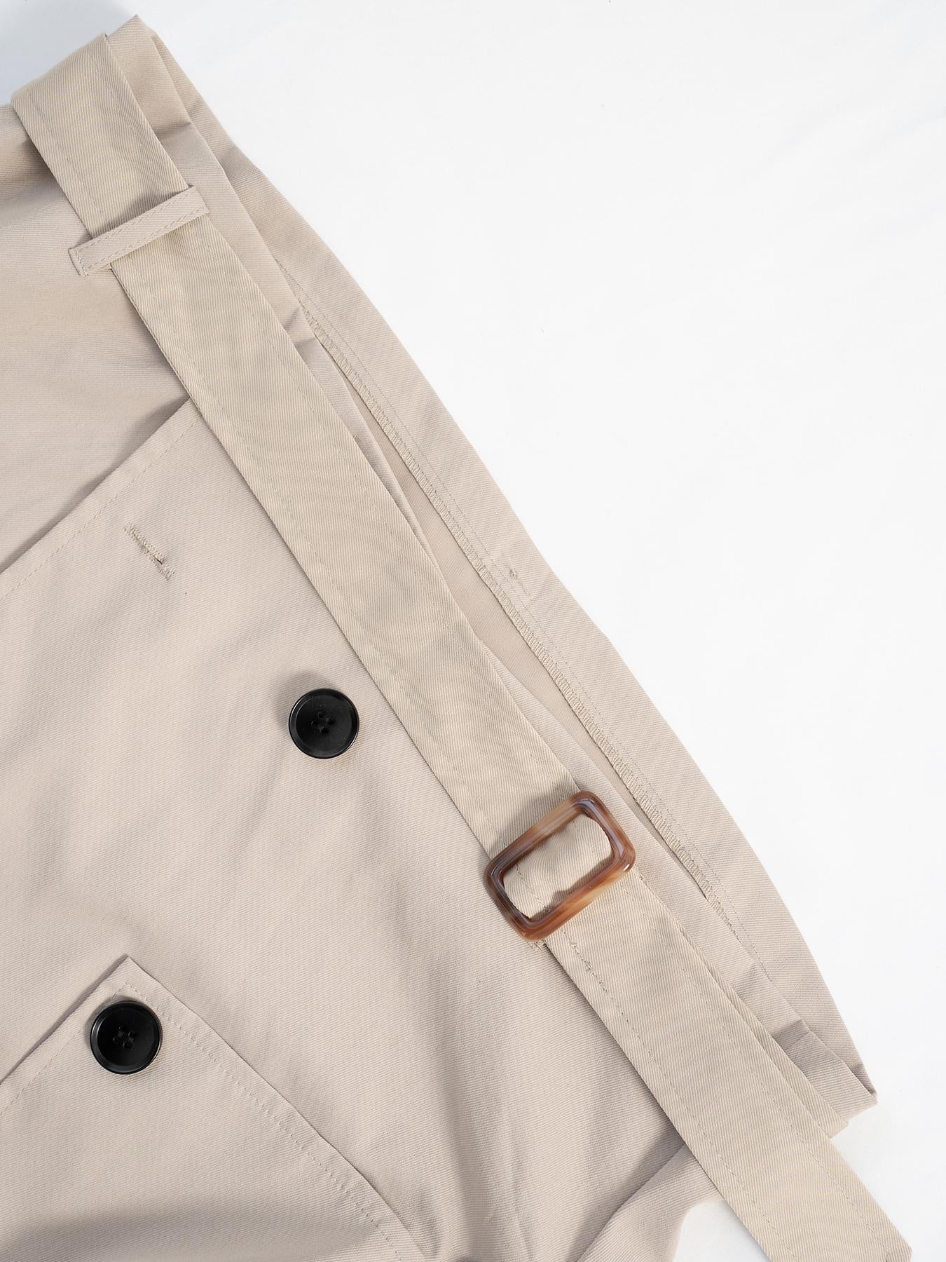 Double-Breasted Cropped Outerwear