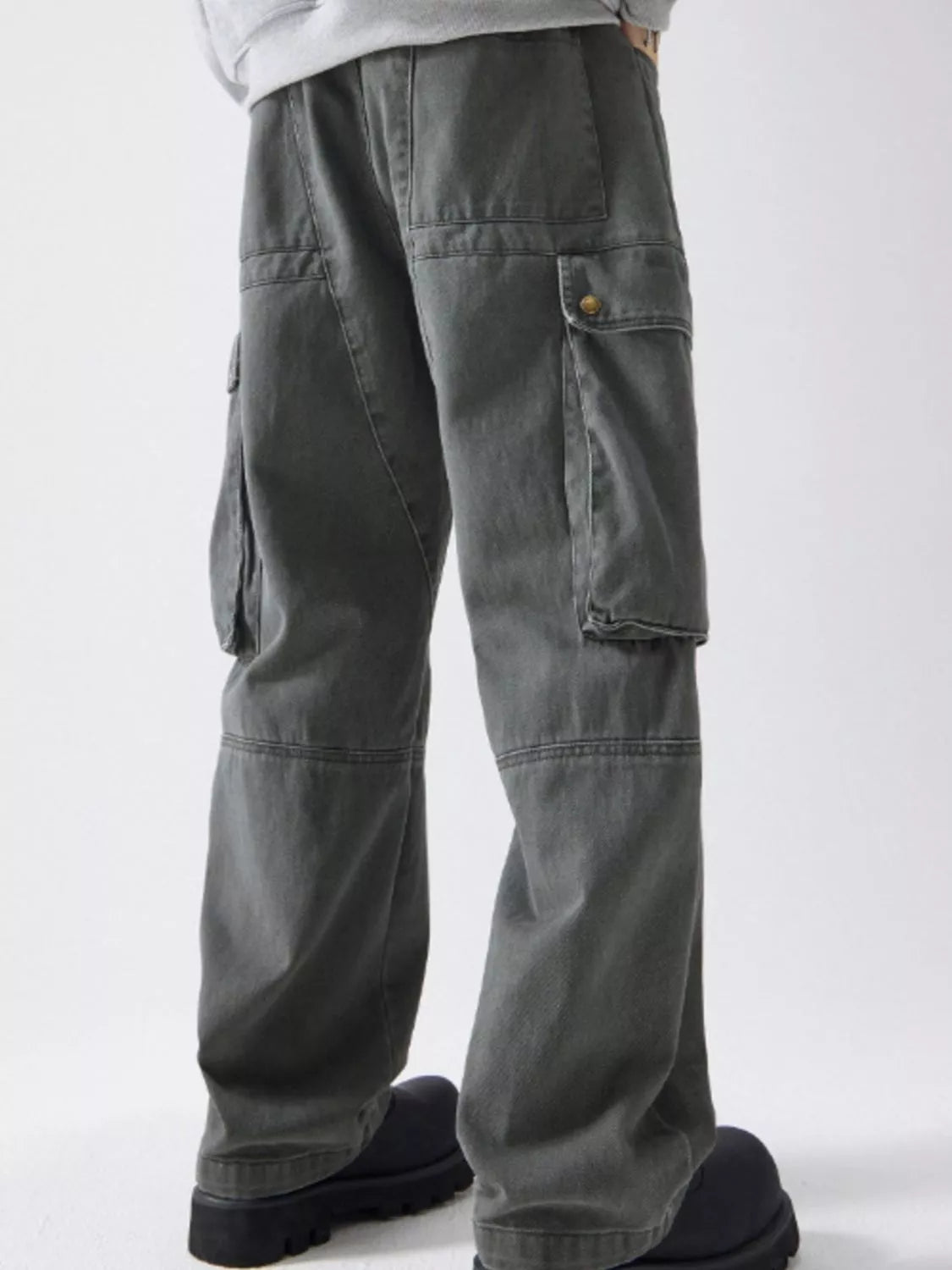 Men's Full Size Relaxed Fit Cargo Pants Plus Size