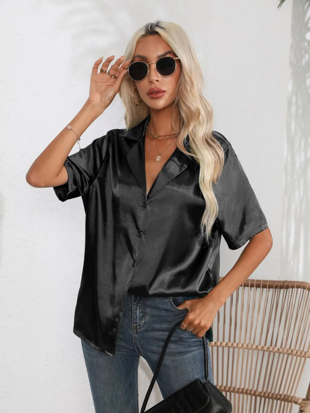 Button Down Short Sleeve Shirt