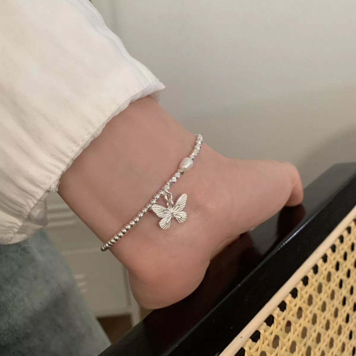 925 Sterling Silver Butterfly Bracelet