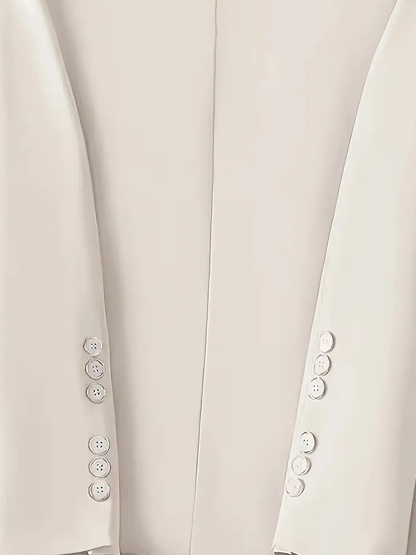 Single-Button Long Sleeve Blazer