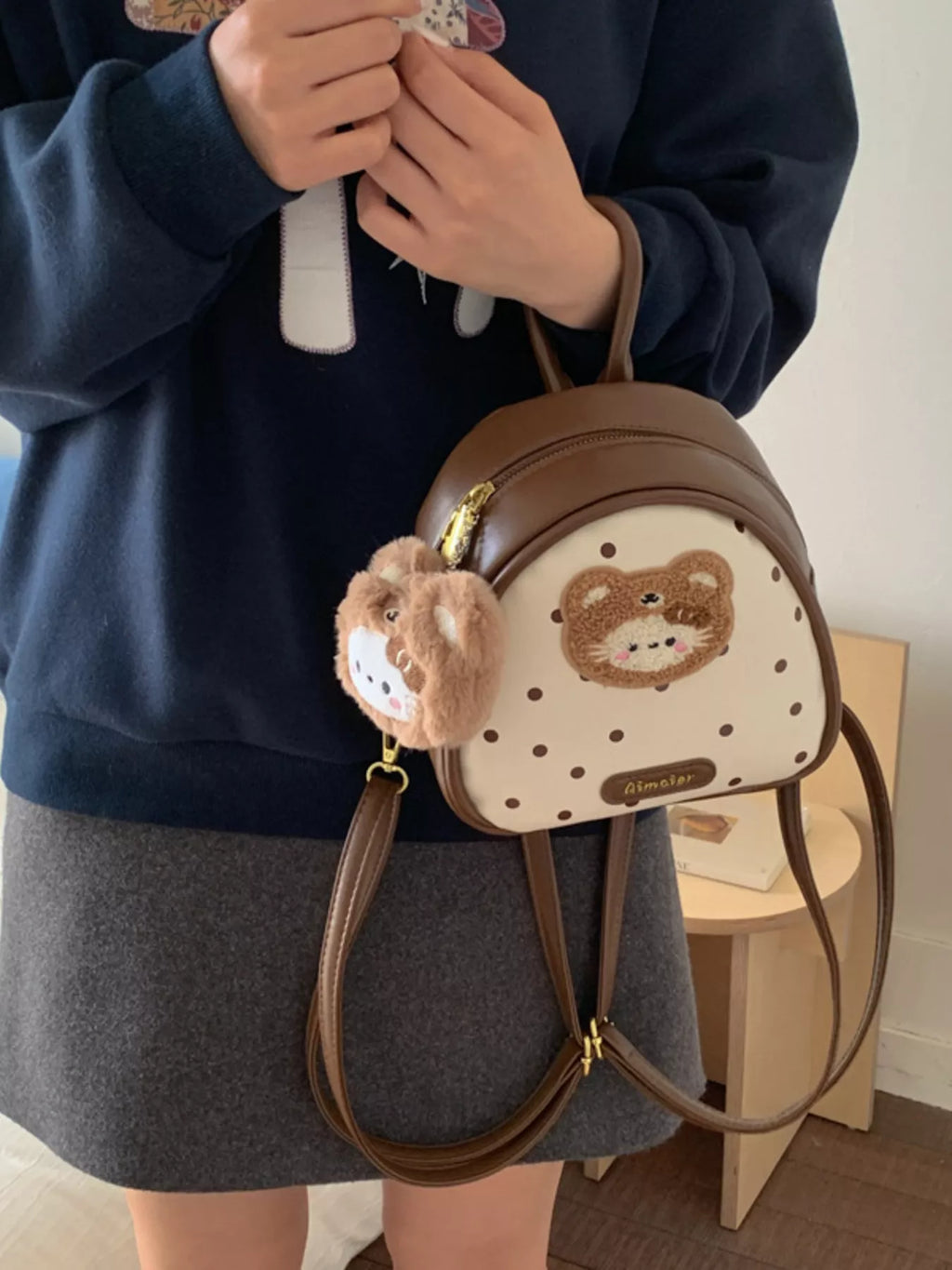 Cartoon Bear Backpack Bag