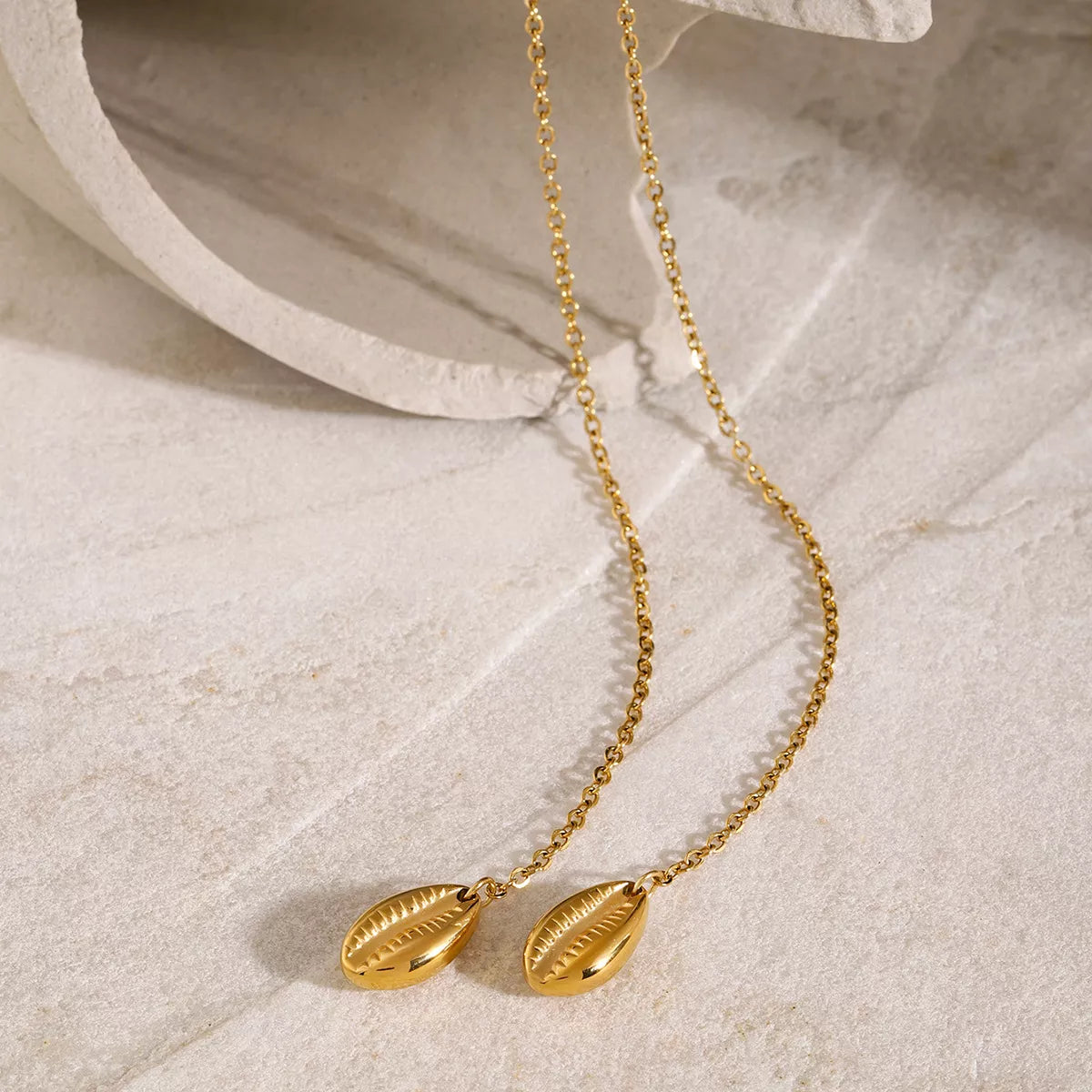 18K Gold-Plated Y-Shaped Necklace