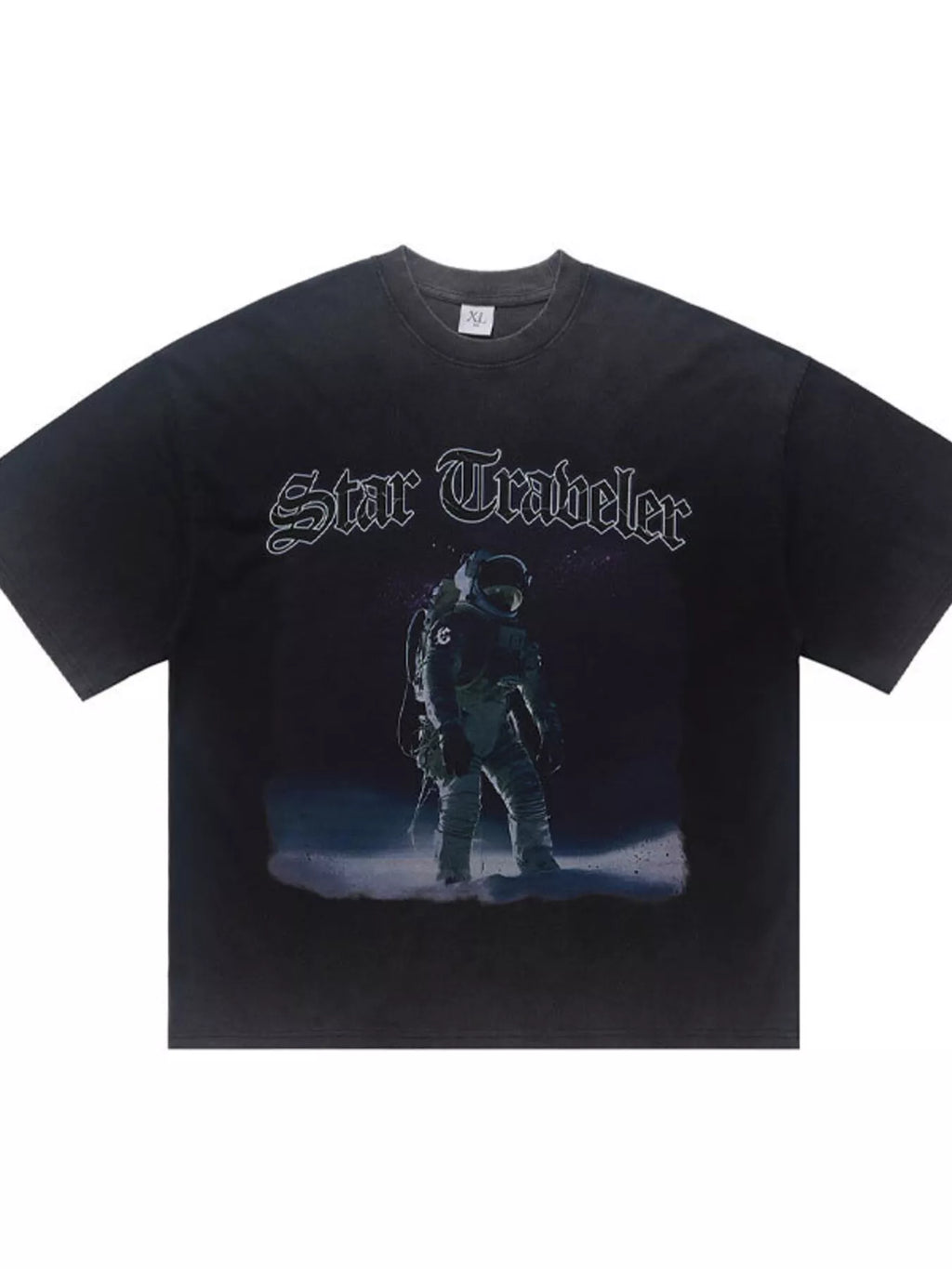 Men's Star Traveler Graphic Oversized T-Shirt