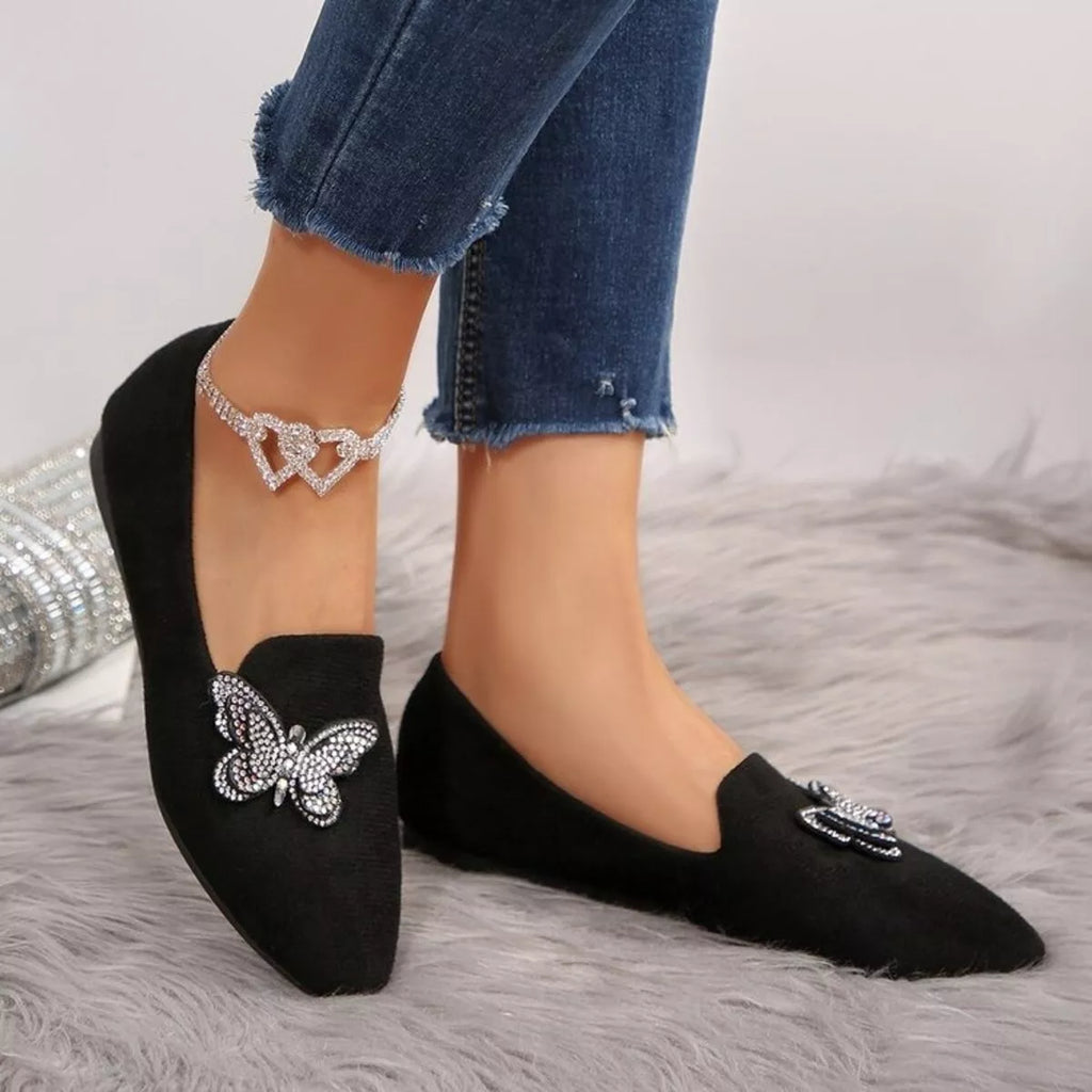 Butterfly Decor Slip-Ons