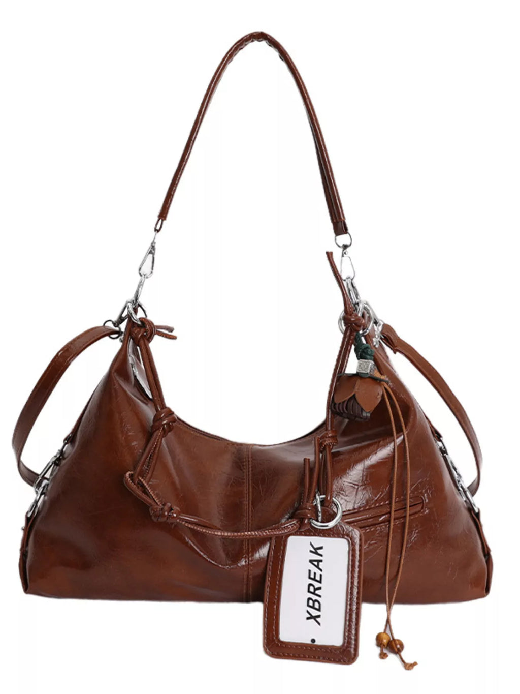 Vintage Style PU Leather Shoulder Bag