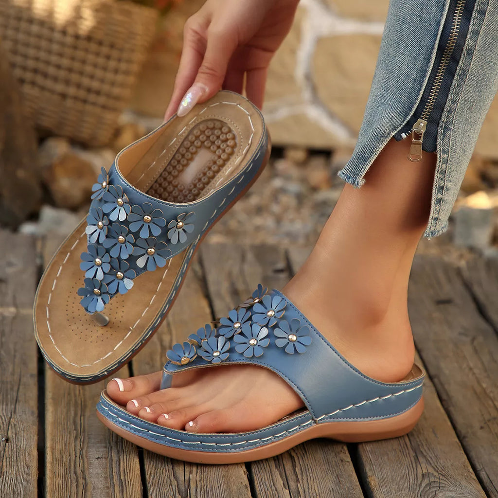 Toe Post Flats Sandals