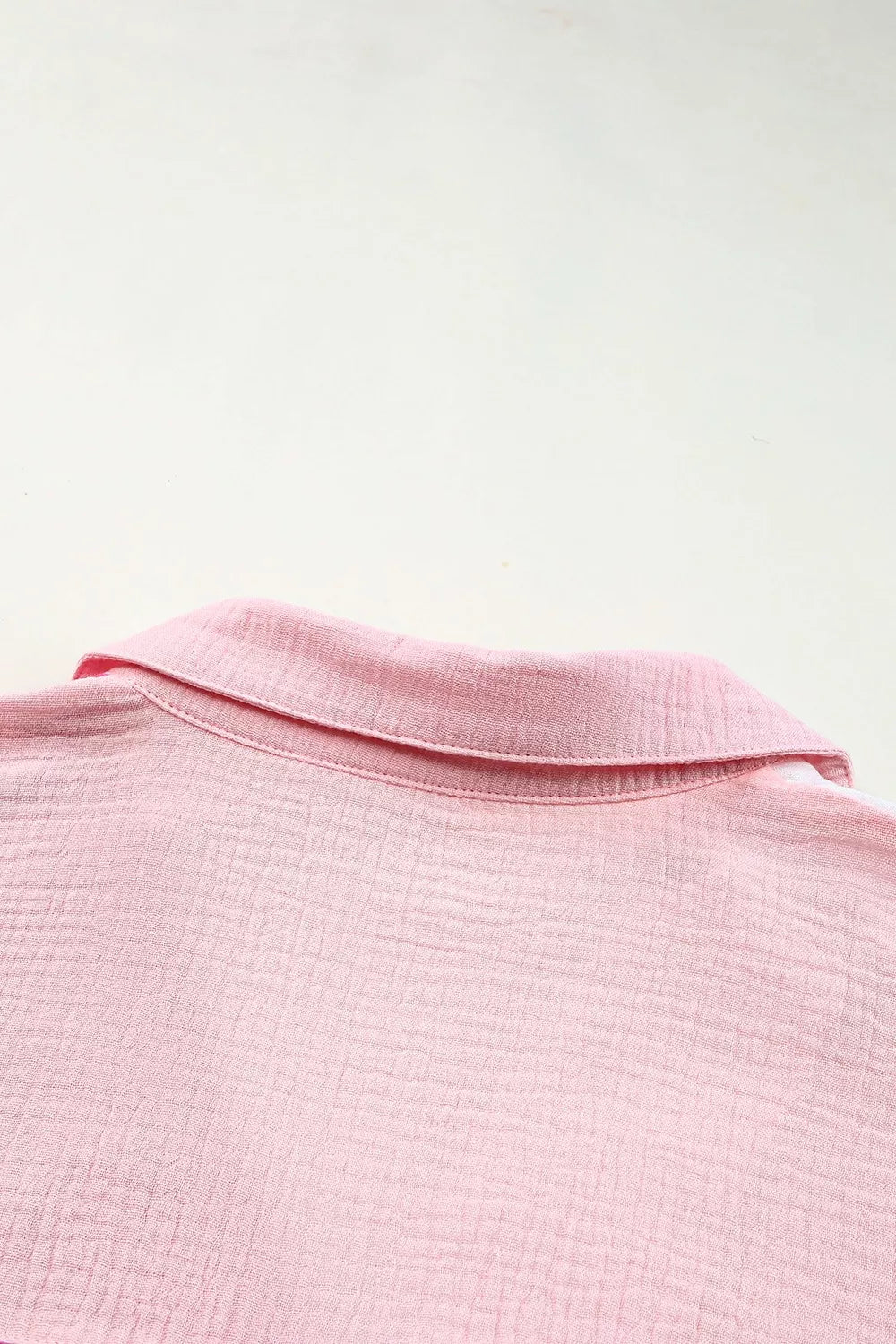 Color Block Casual Button Up Shirt