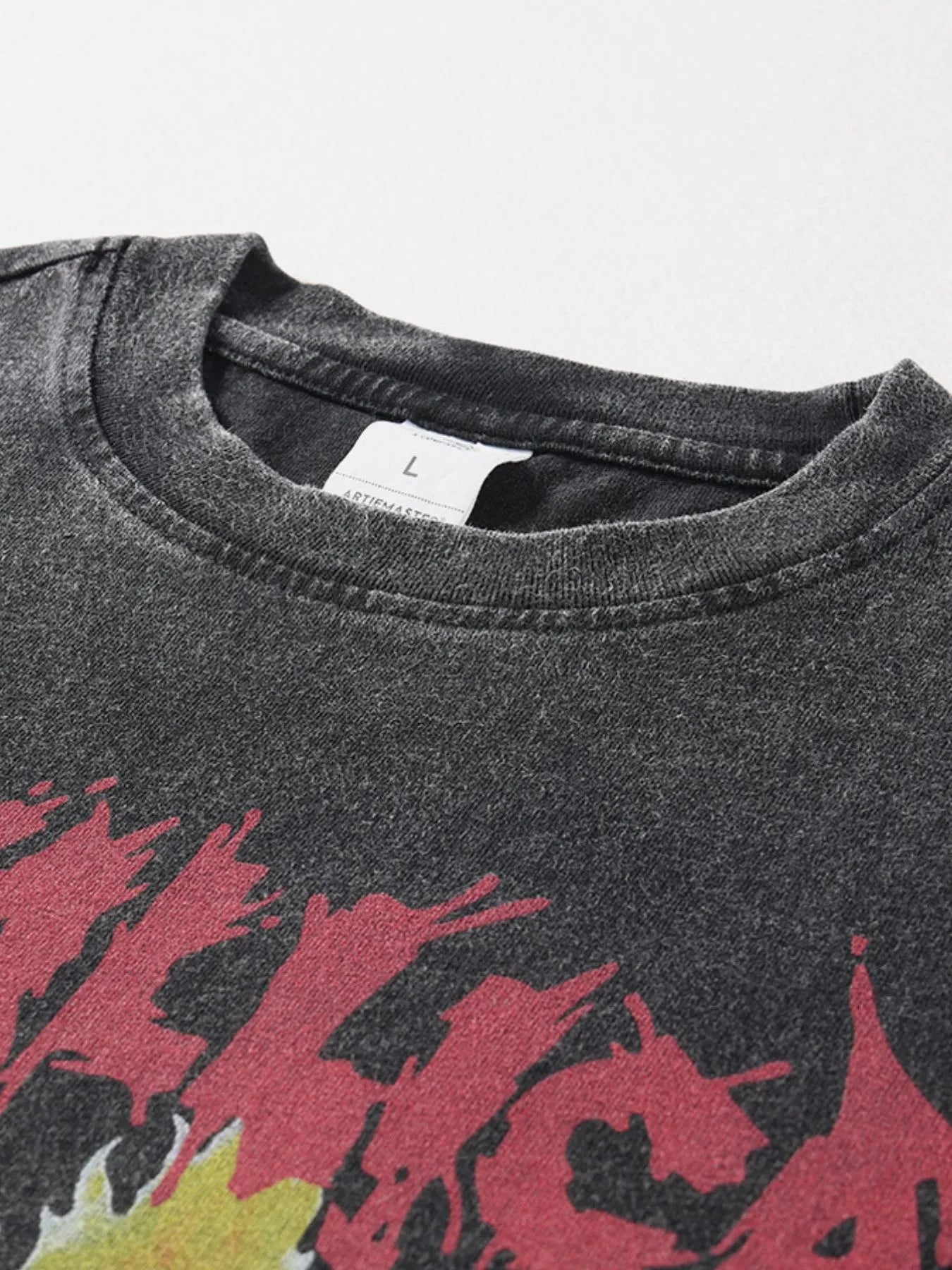 Men's Graphic Round Neck Long Sleeve T-Shirt