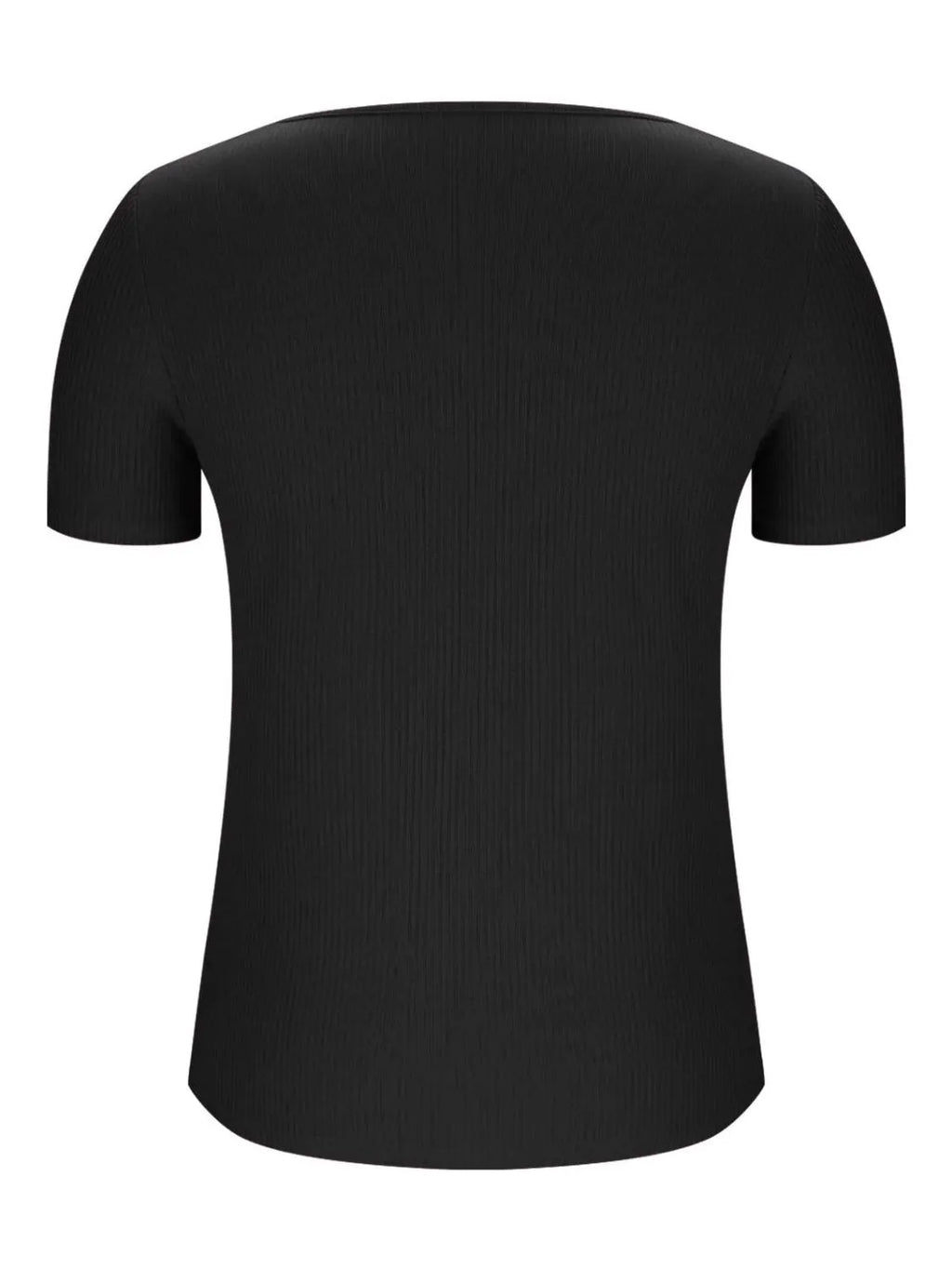 Solid V-Neck Short Sleeve T-Shirt