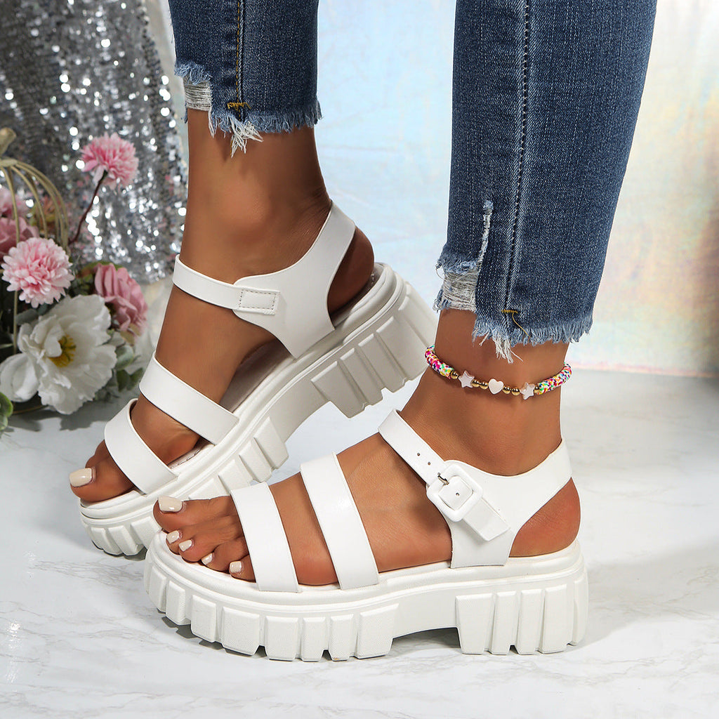 Open Toe Platform Sandals