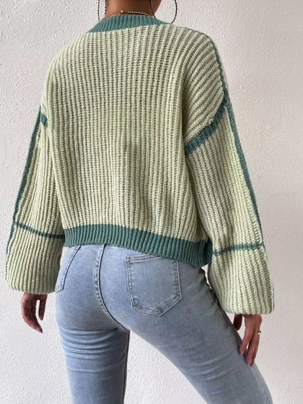 Open Front Long Sleeve Cardigan