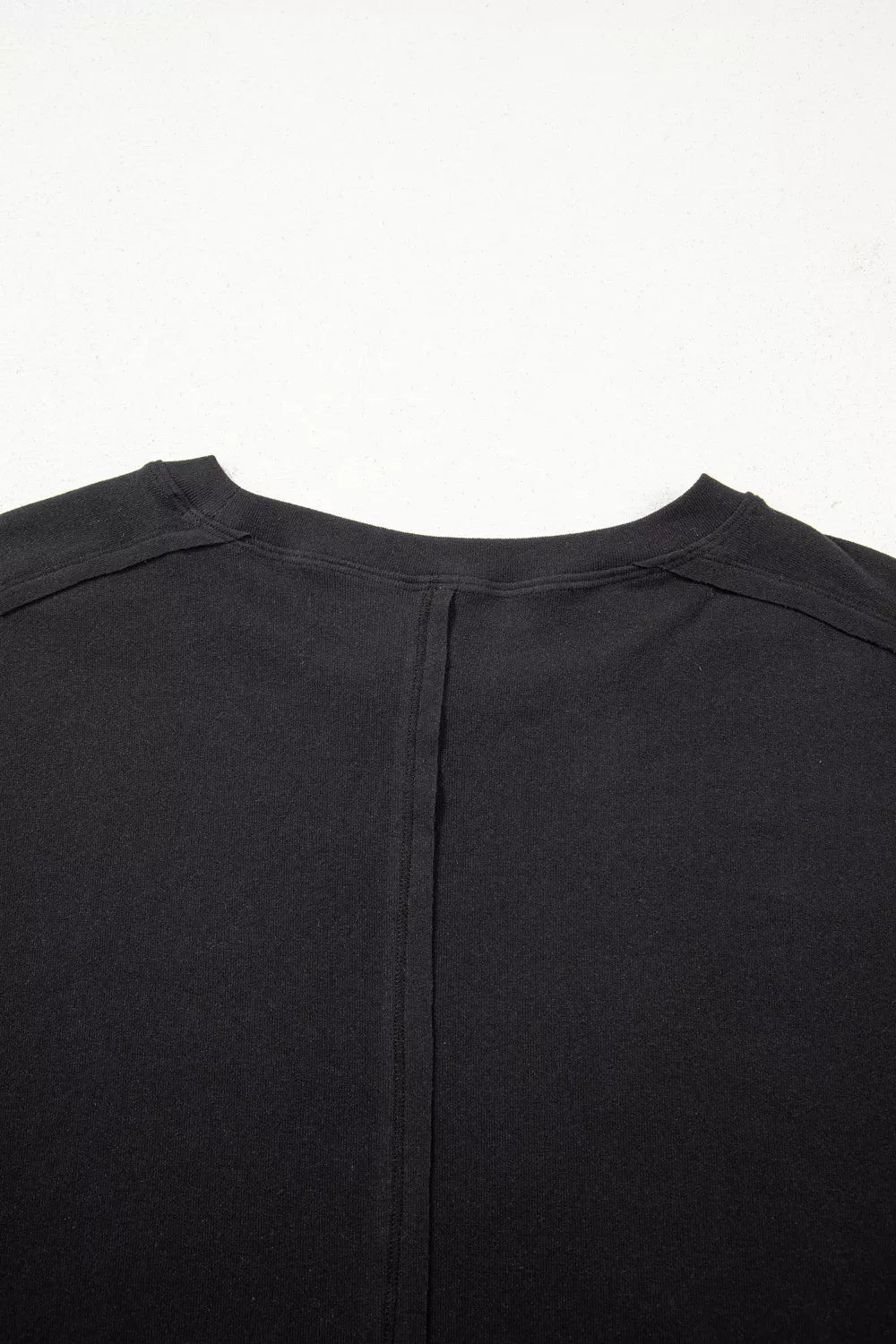 Round Neck Lace Sleeve Relaxed Fit Top
