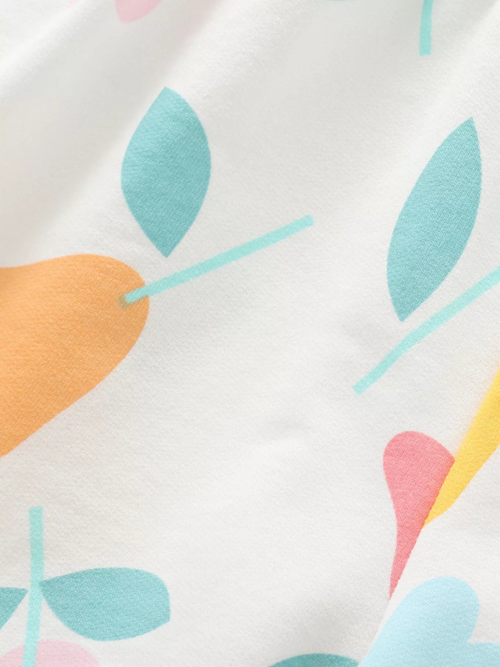Children's Floral Print Tee and Shorts Set