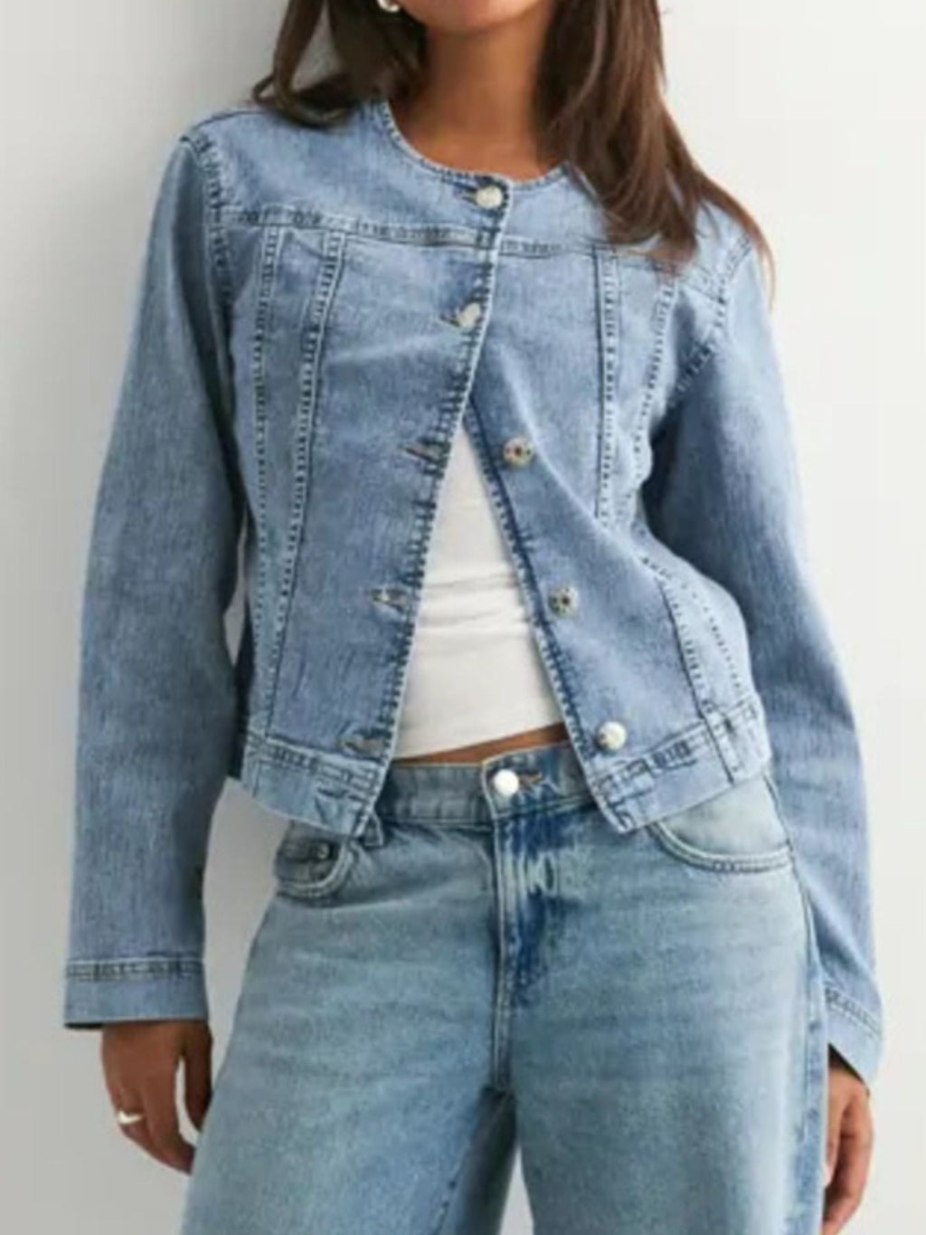 Classic Button-Down Denim Jacket