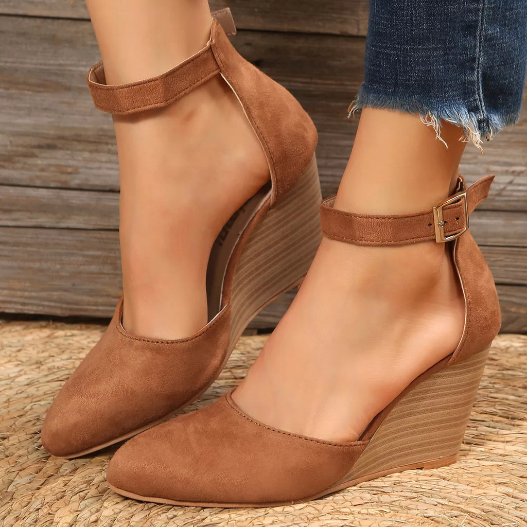 Point Toe Wedge Sandals