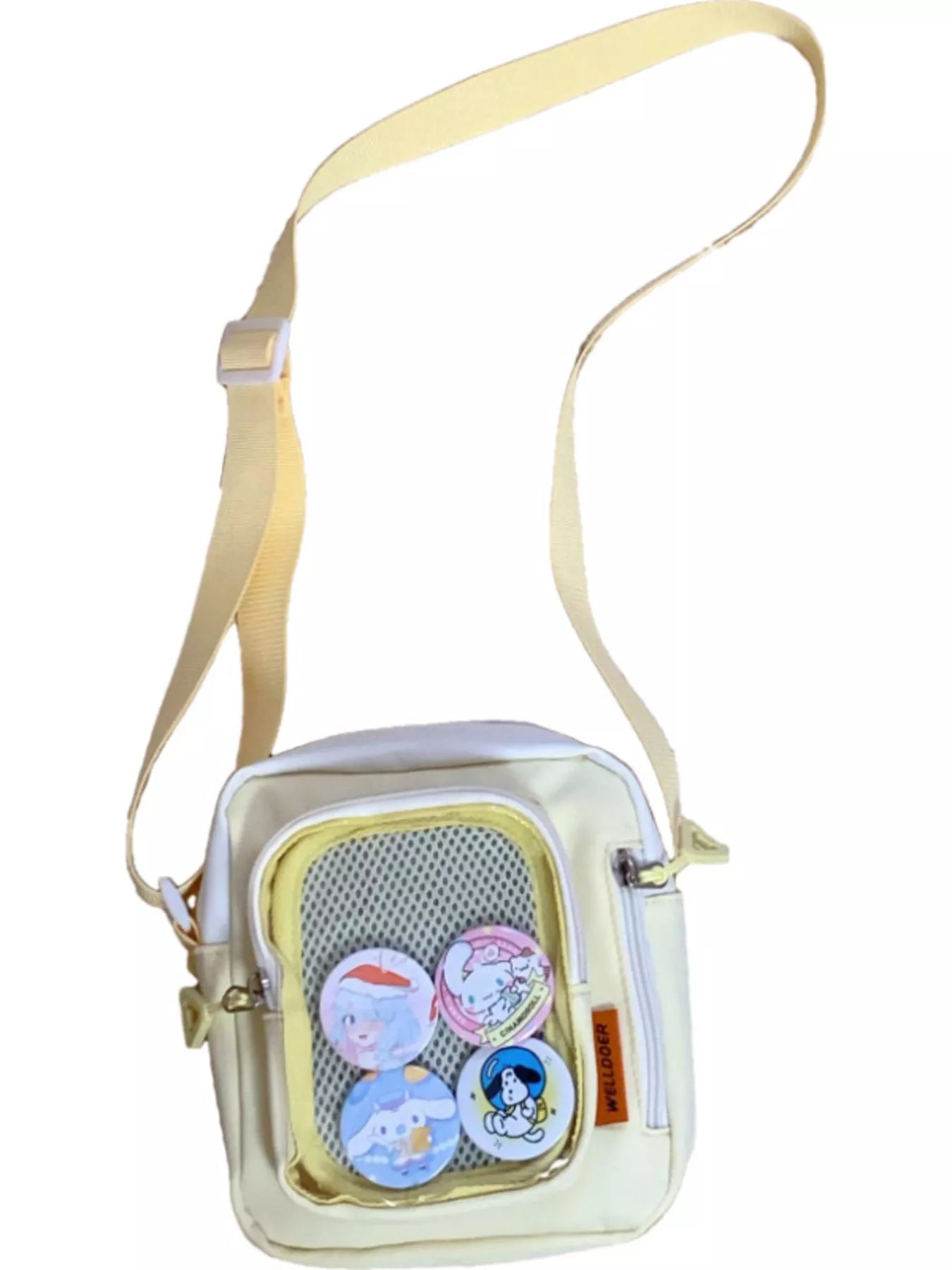 Badge Display Crossbody Bag