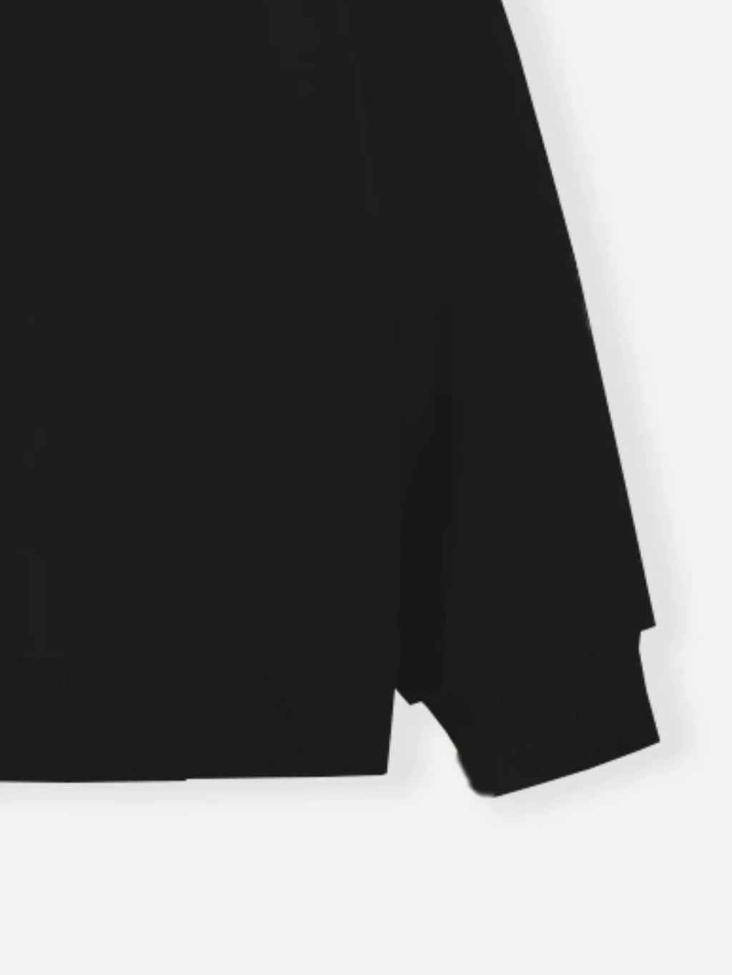 Children's Casual Solid Color Crew Neck Sweatshirt
