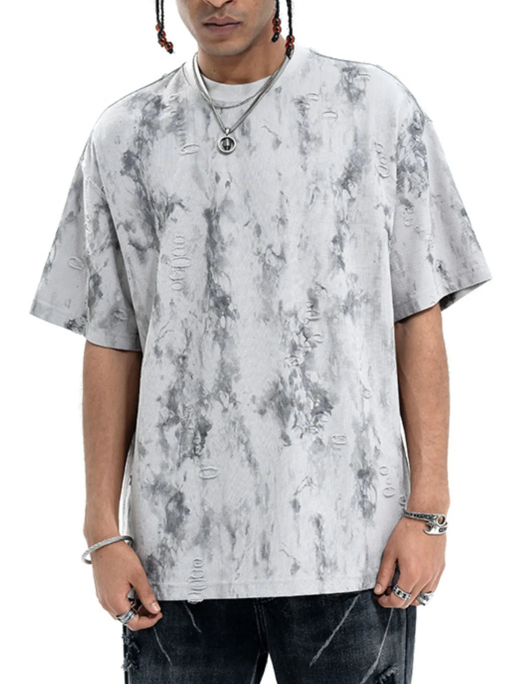 Men's Oversized Tie-Dye Short Sleeve T-Shirt