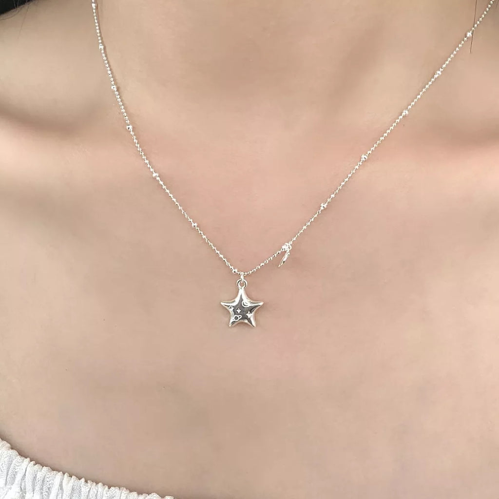 925 Sterling Silver Star Necklace