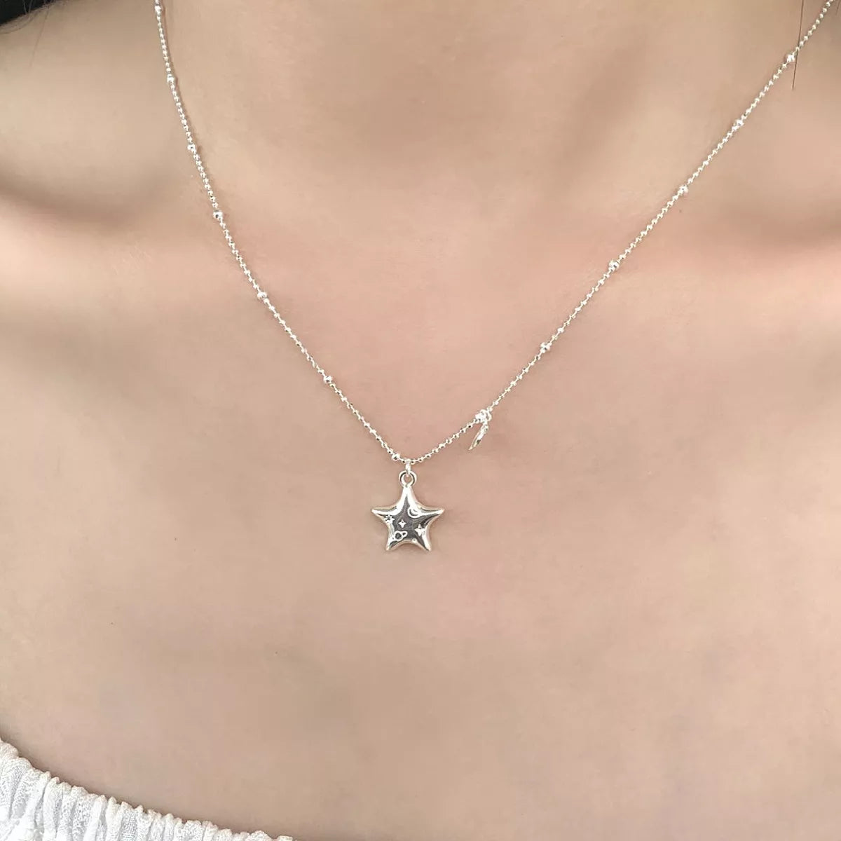 925 Sterling Silver Star Necklace