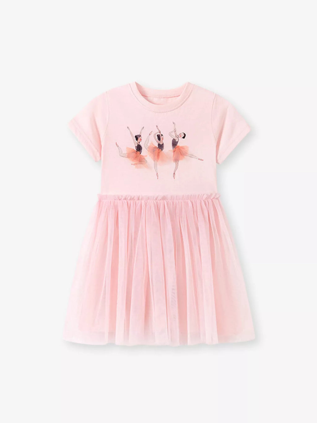 Children's Ballerina Short Sleeve Tulle Dress