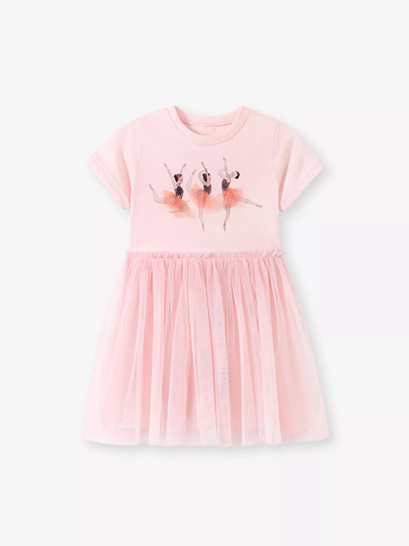 Children's Ballerina Short Sleeve Tulle Dress