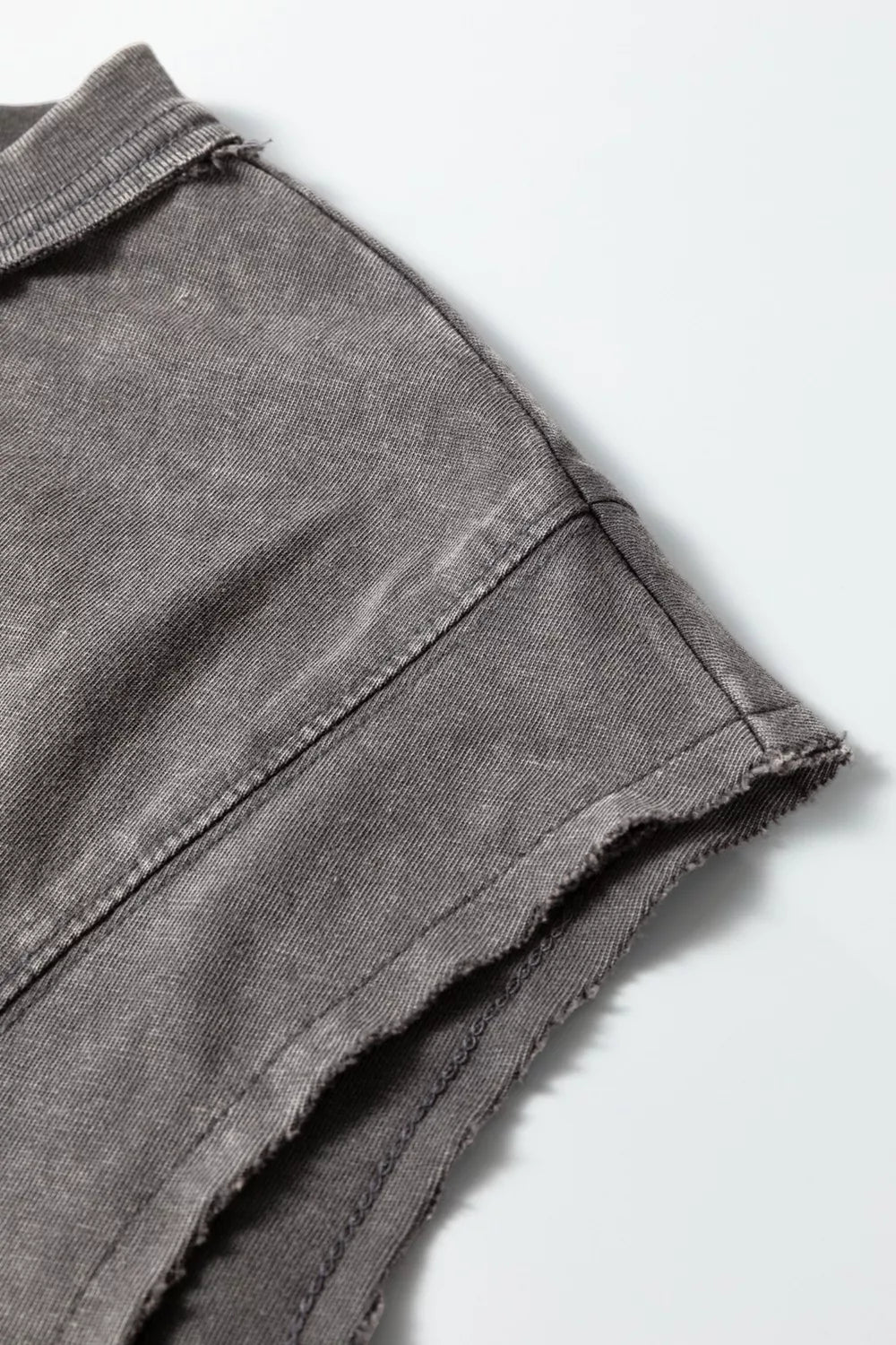 Mineral Wash Boxy Fit Cotton Tank Top