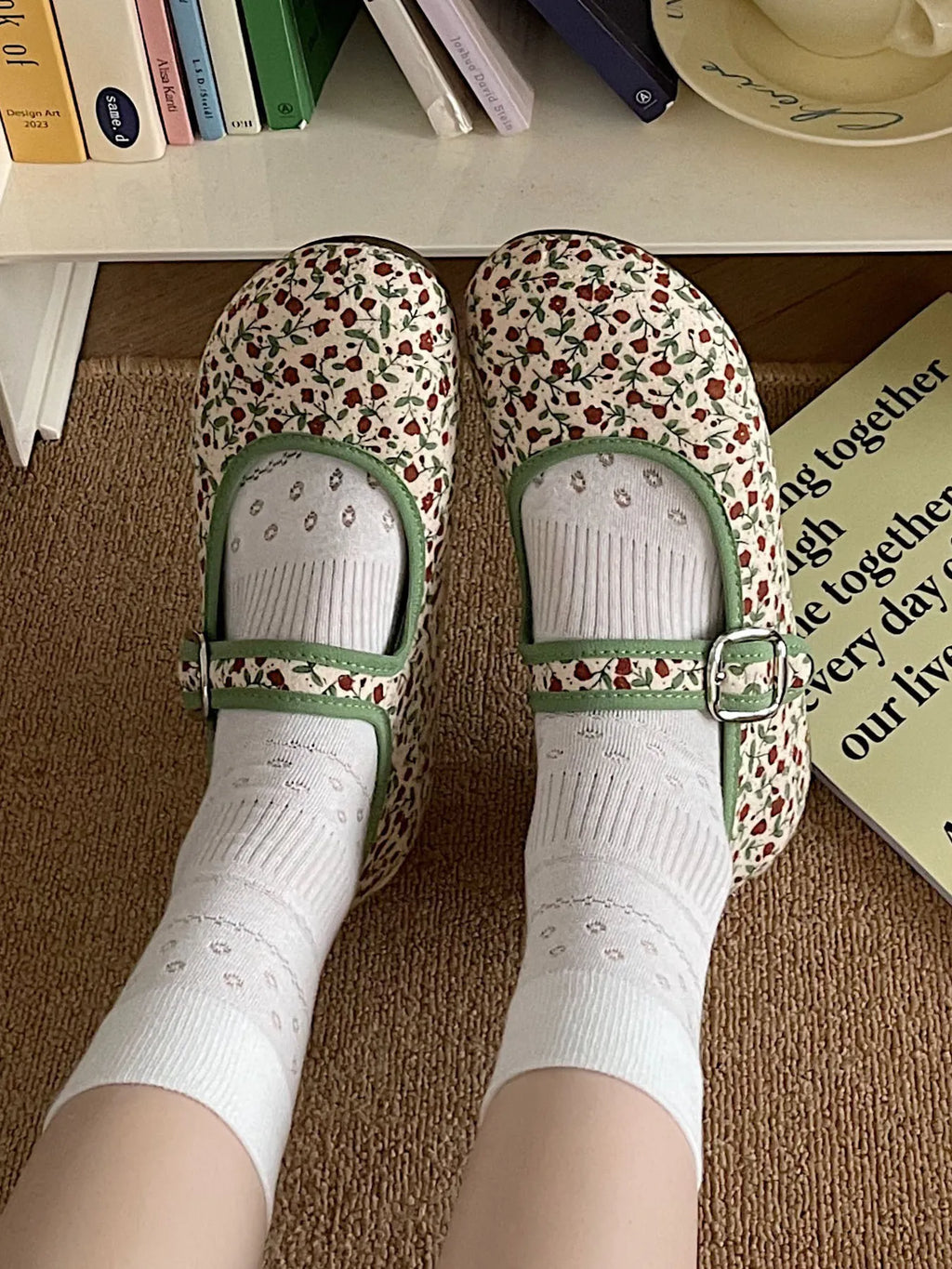 Round Toe Flat Slip-Ons