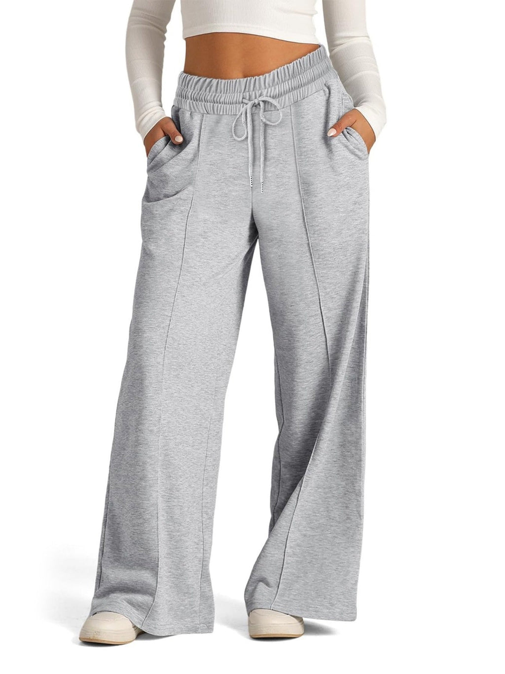 Wide Leg Drawstring Pants