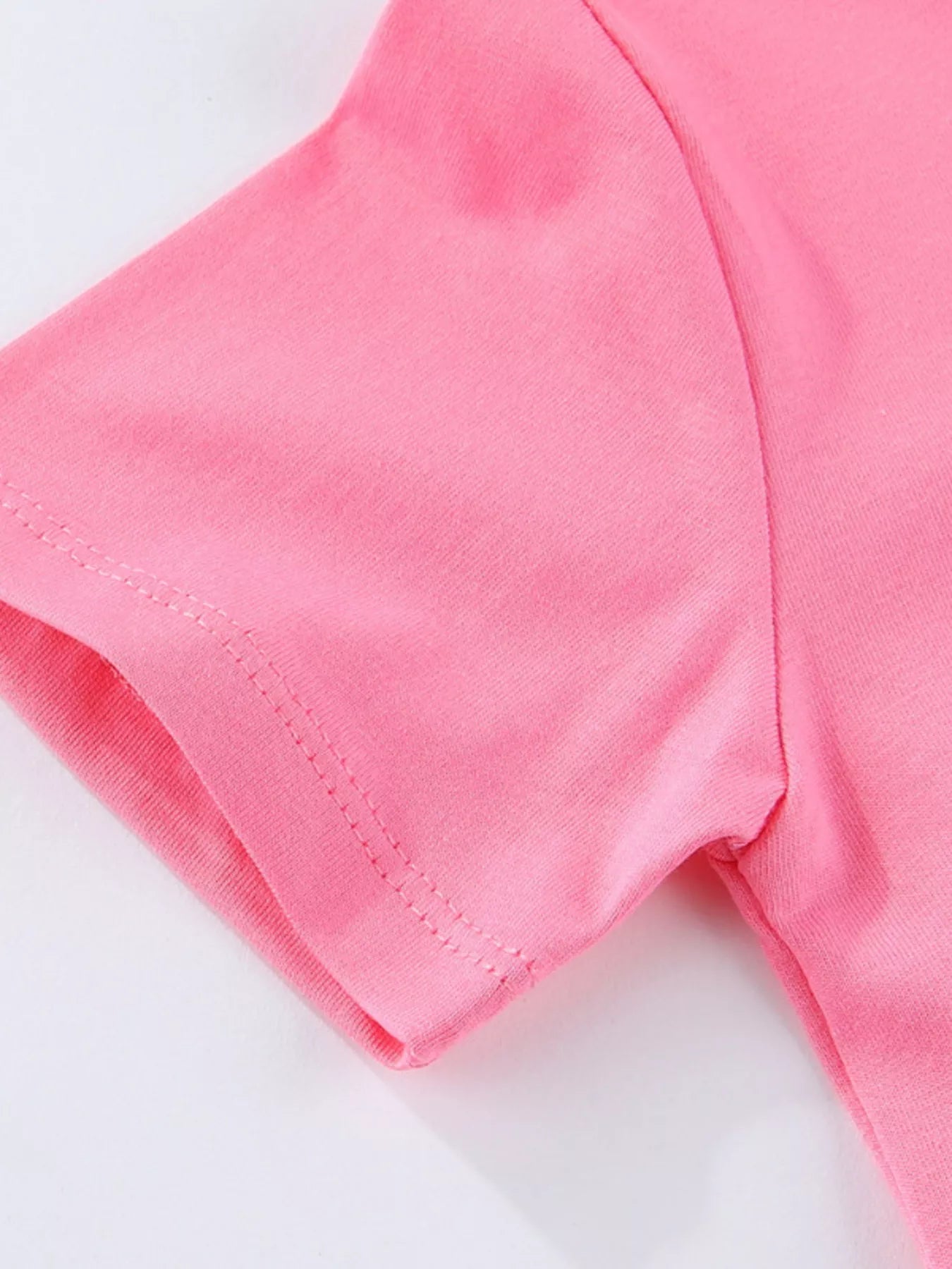 Children's Star Sequin Round Neck Tee