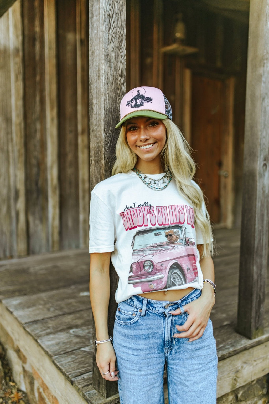 Daddy's on His Way Trump Graphic Tee