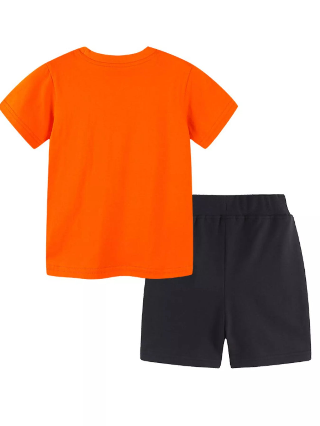 Children's Train Print T-Shirt and Shorts Set