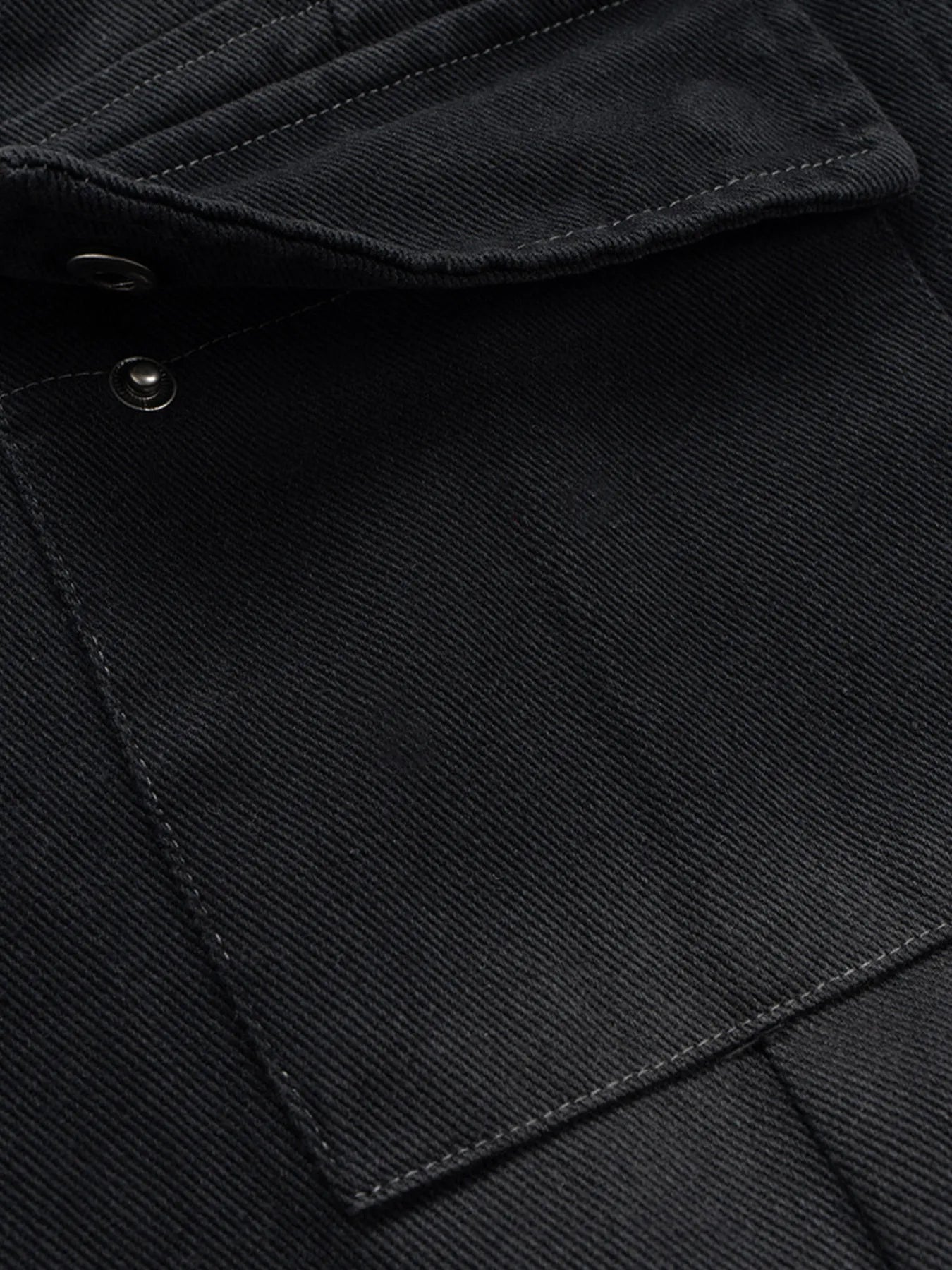 Men's Wide Leg Detachable Cargo Jeans with Multi-Pockets