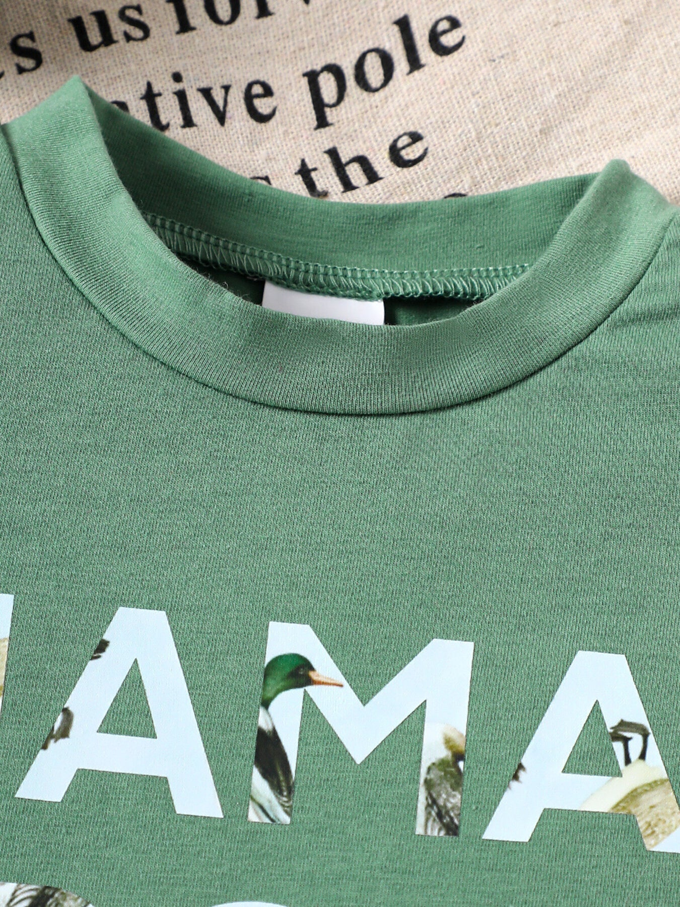 Children's Mama' Boy Graphic Casual Tee and Shorts Set
