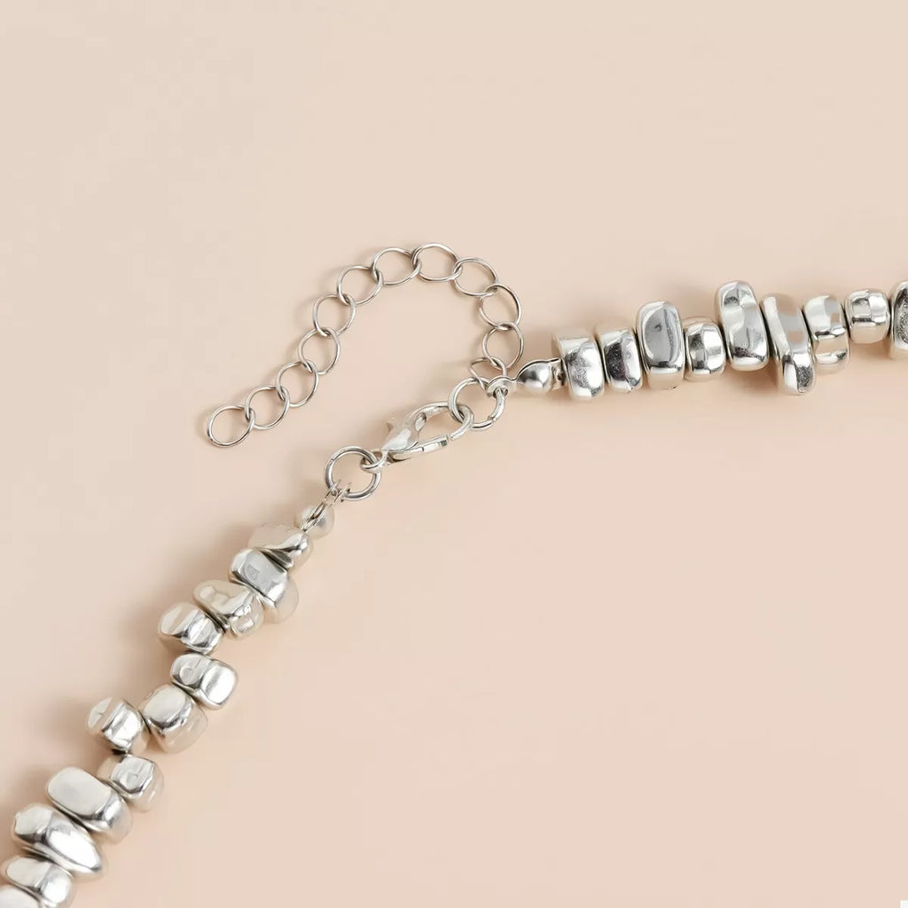 Silver-Plated Minimalist Pendant Necklace