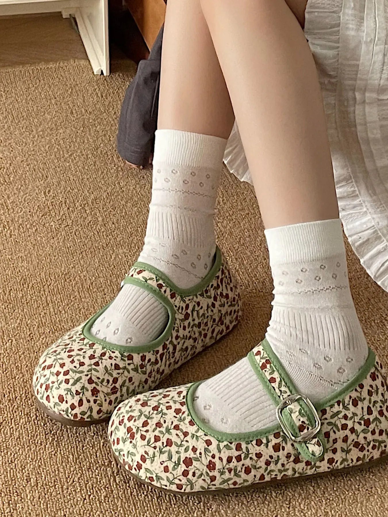 Round Toe Flat Slip-Ons