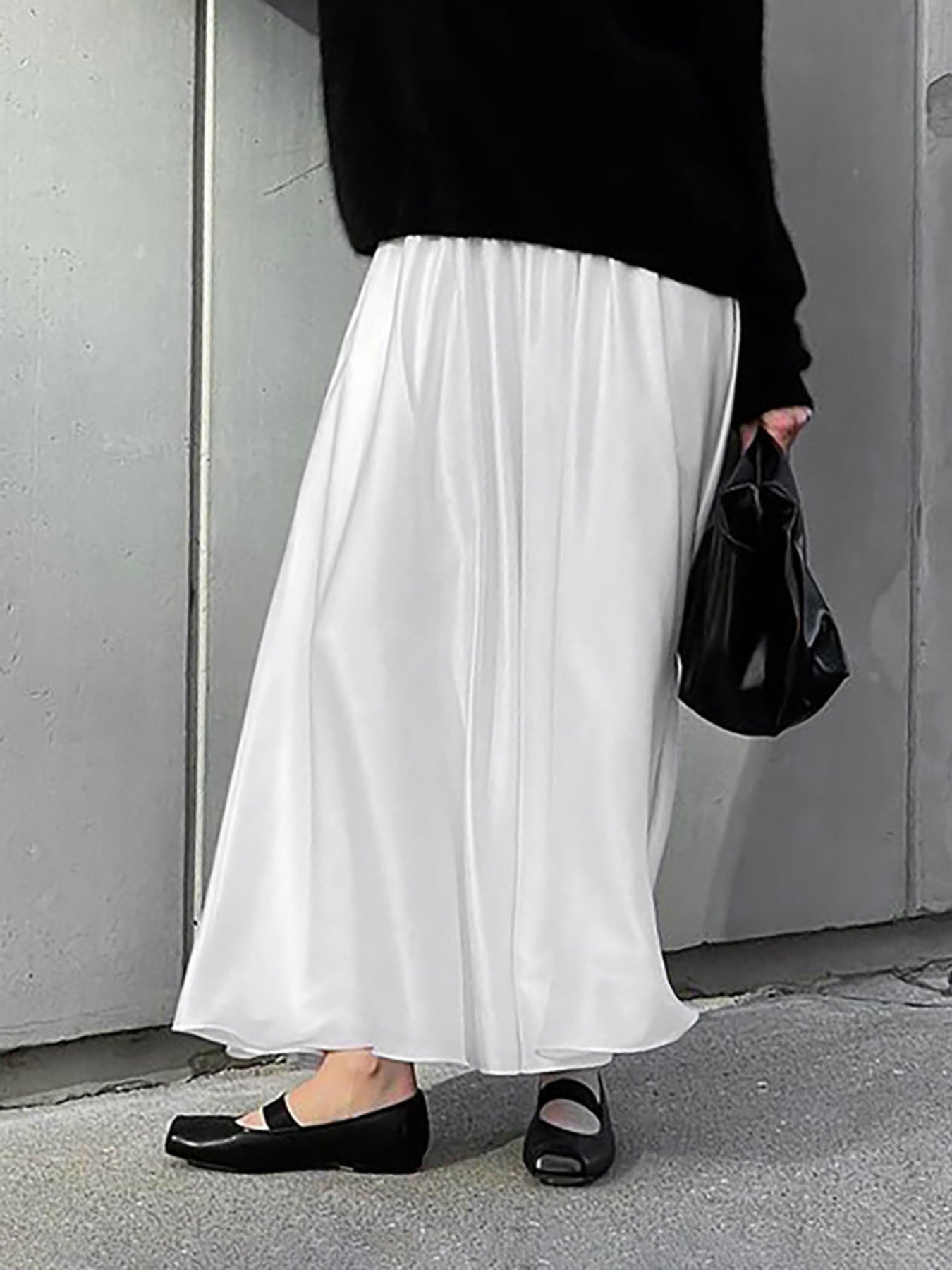 Elastic Waist Skirt