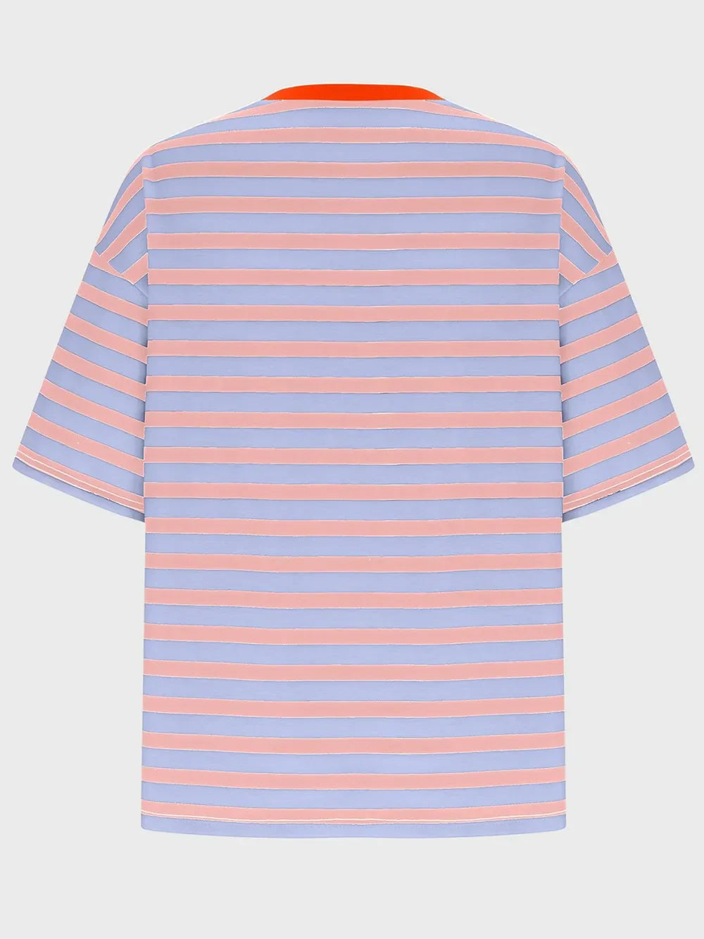 Striped Round Neck Half Sleeve T-Shirt