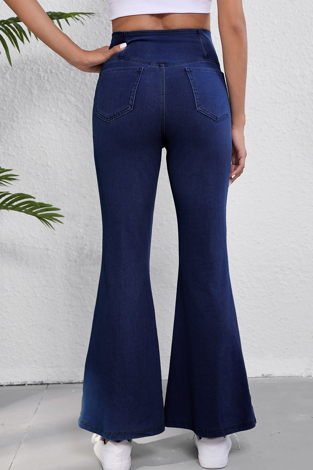 High-Waisted Flare Jeans
