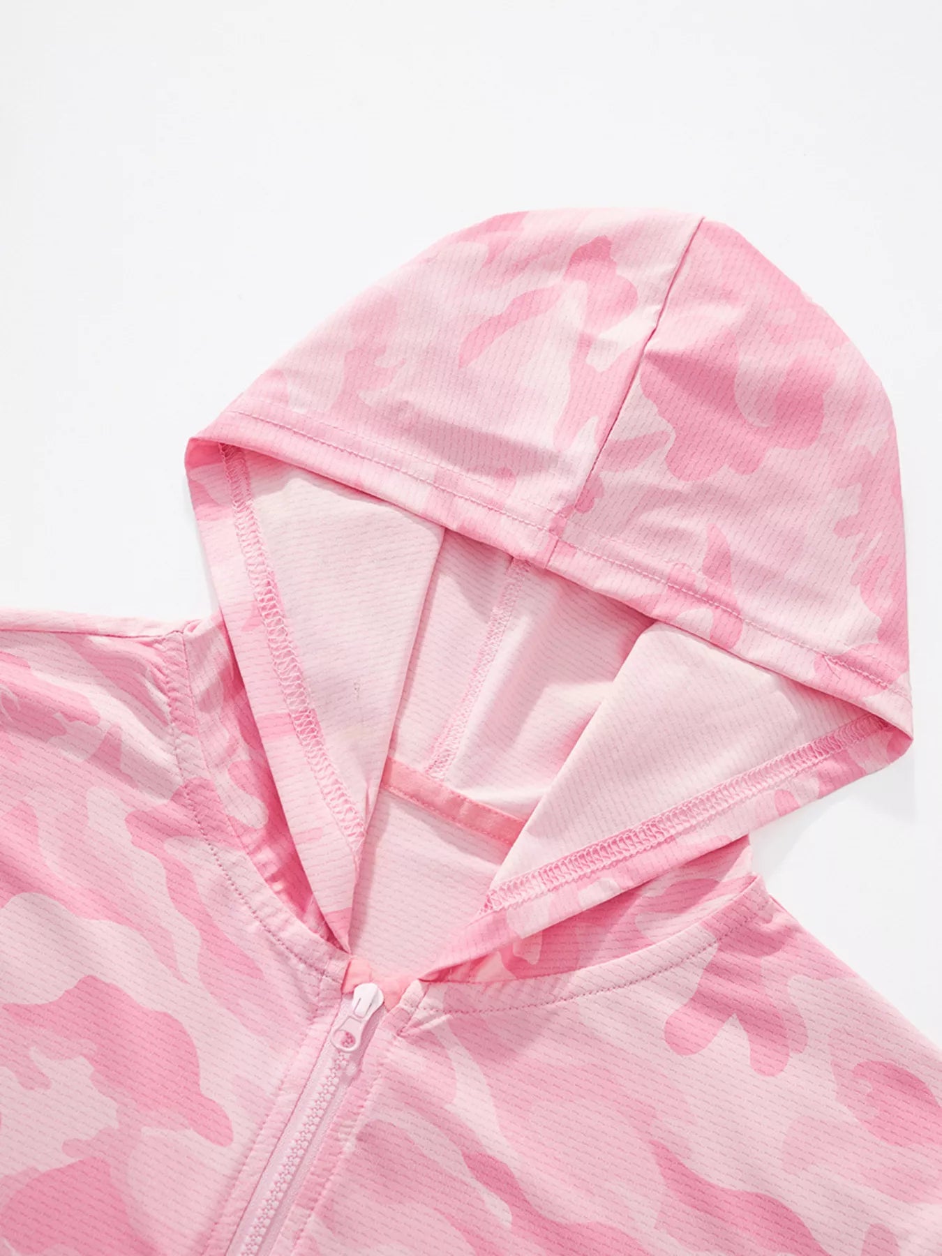 Children's Lightweight Camouflage Hooded Sun Protection Jacket