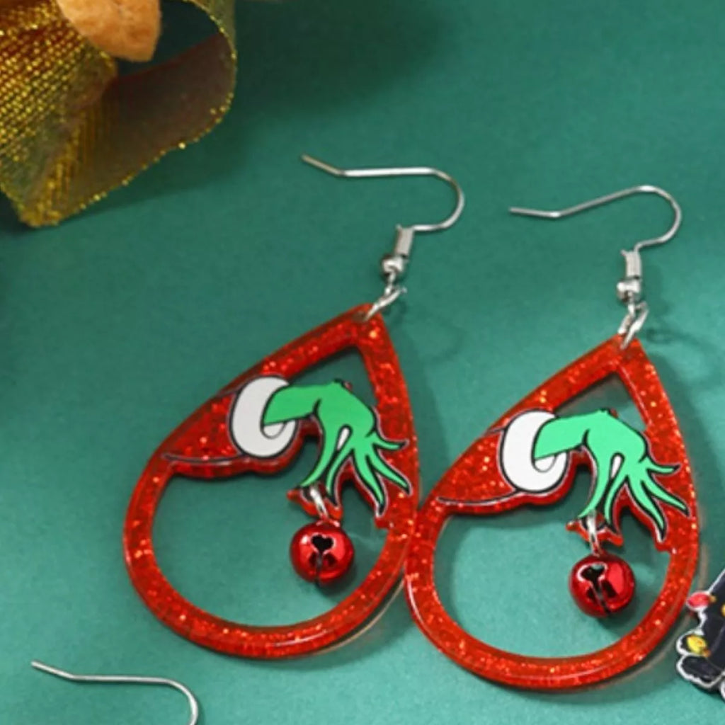 Halloween Teardrop Earrings