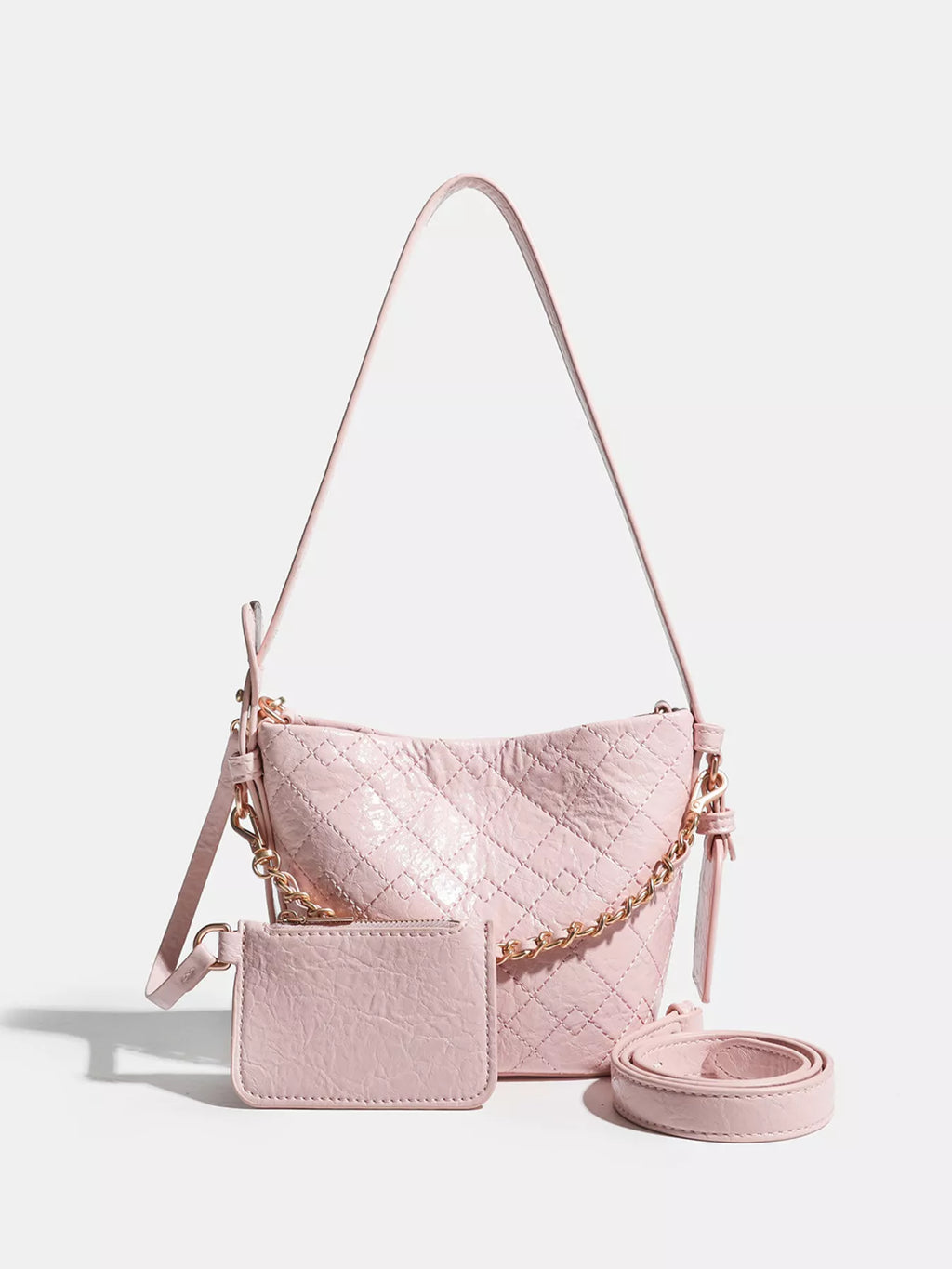Adjustable Strap Bucket Bag
