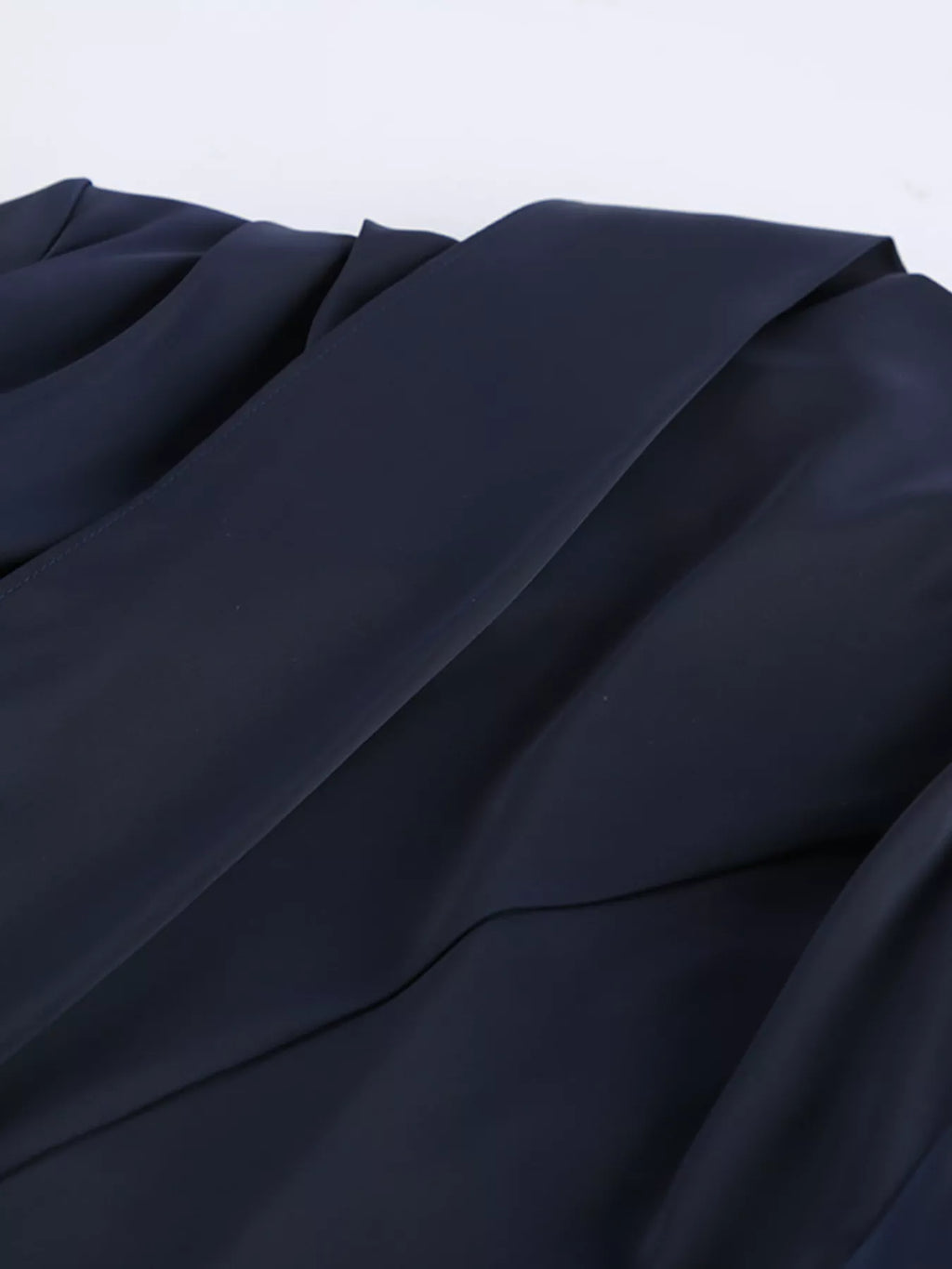Mock Neck Flounce Sleeve Dress