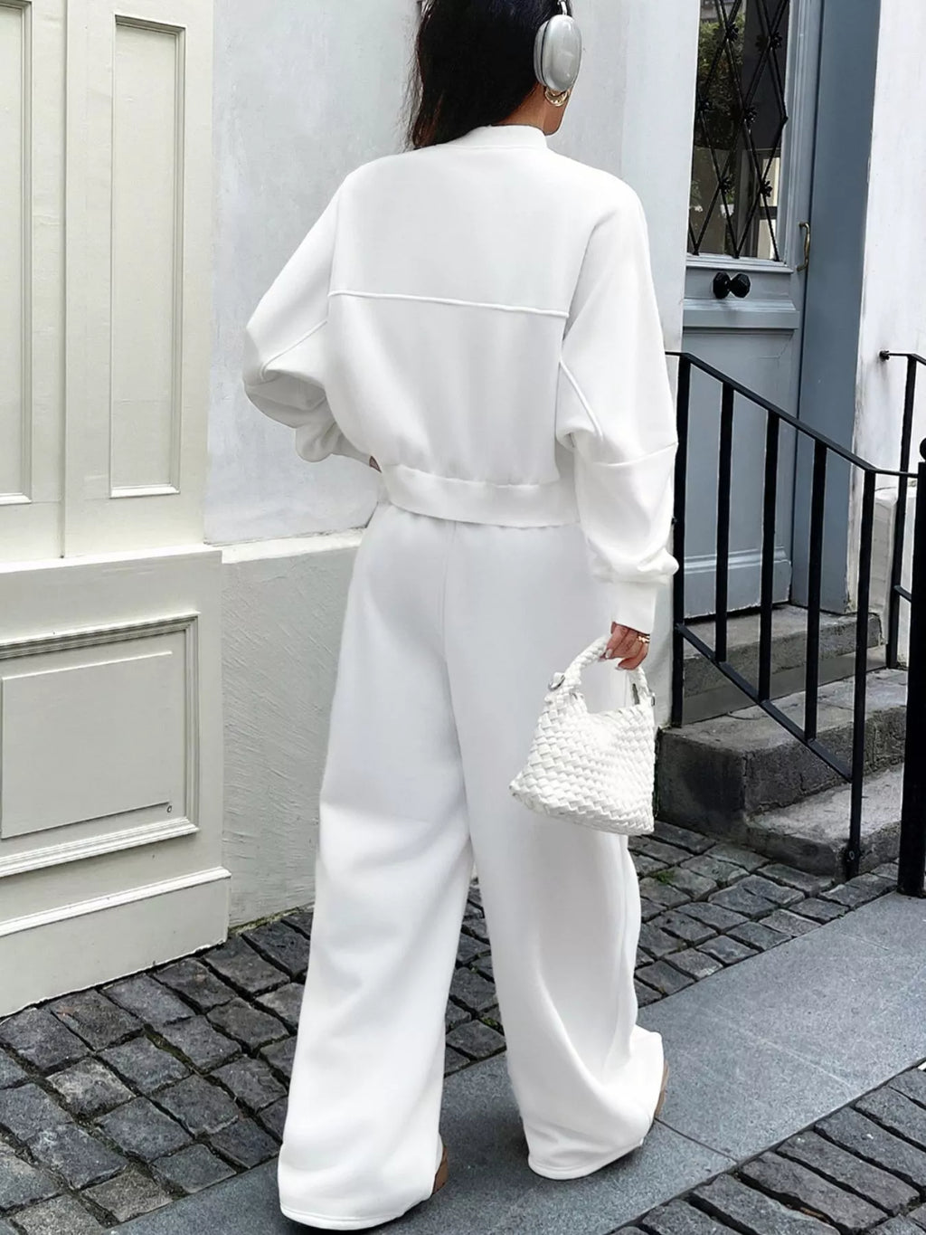 Zip Up Jacket and Pants Set