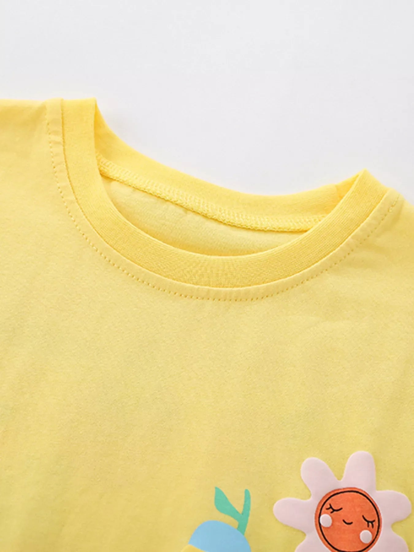 Children's Cartoon Fruit Tee and Shorts Set