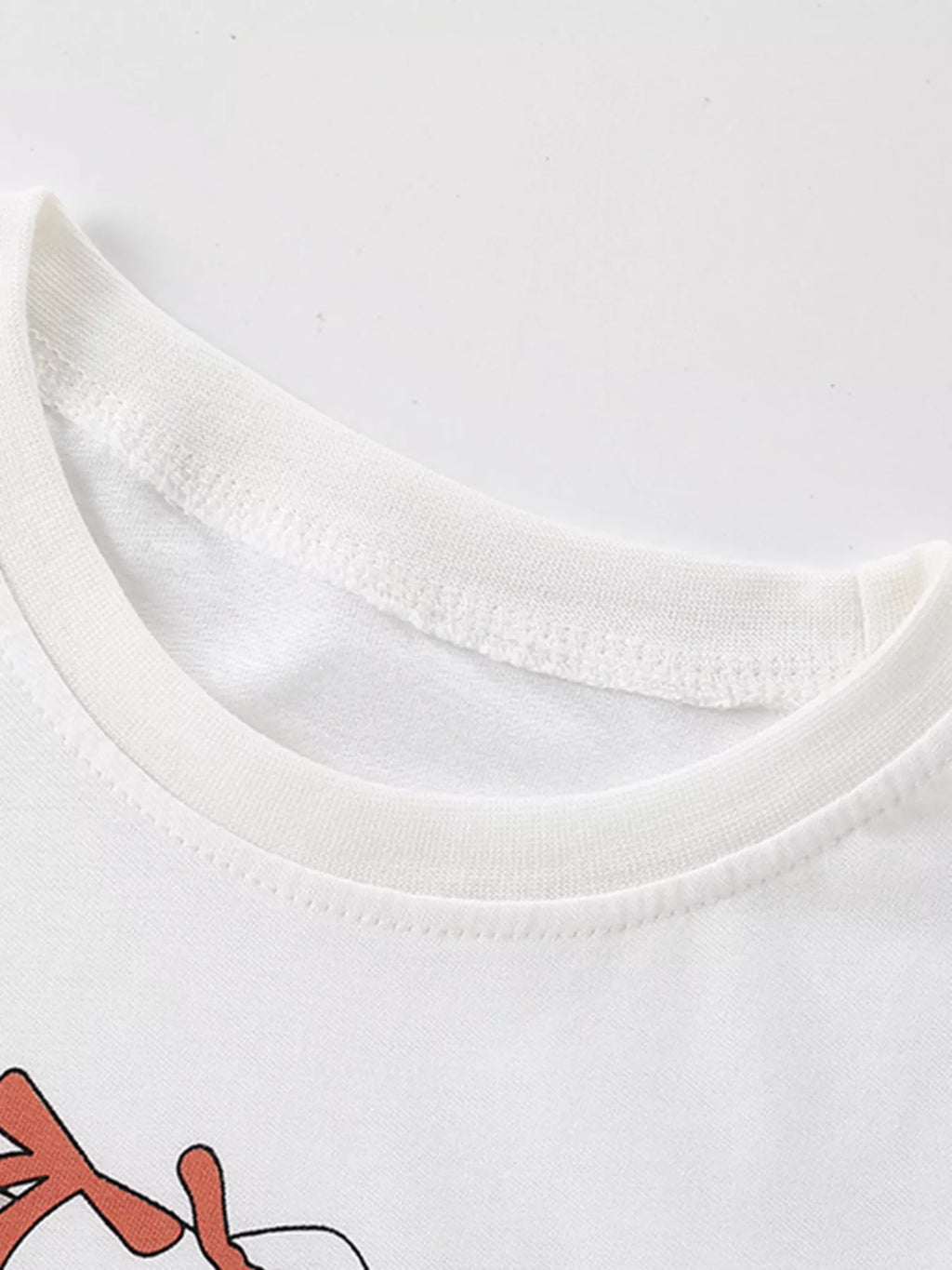 Children's Cute Bunny Graphic Short Sleeve T-Shirt